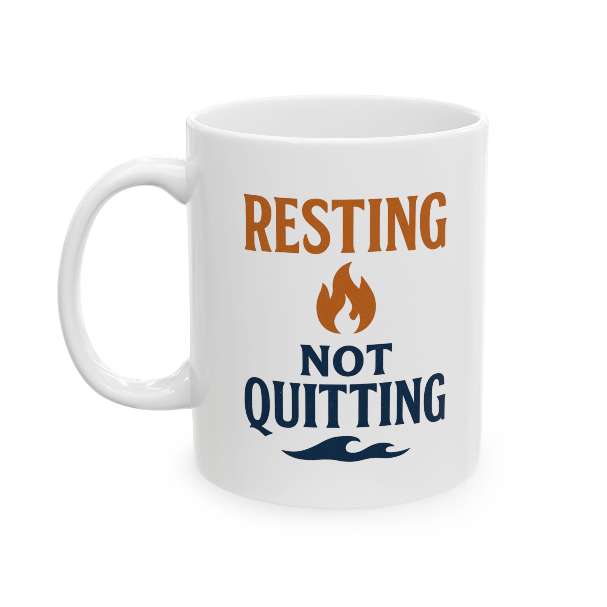 Burnout Survivor Resting But Not Quitting Coffee Mug | Unique Gift | Ceramic Mug