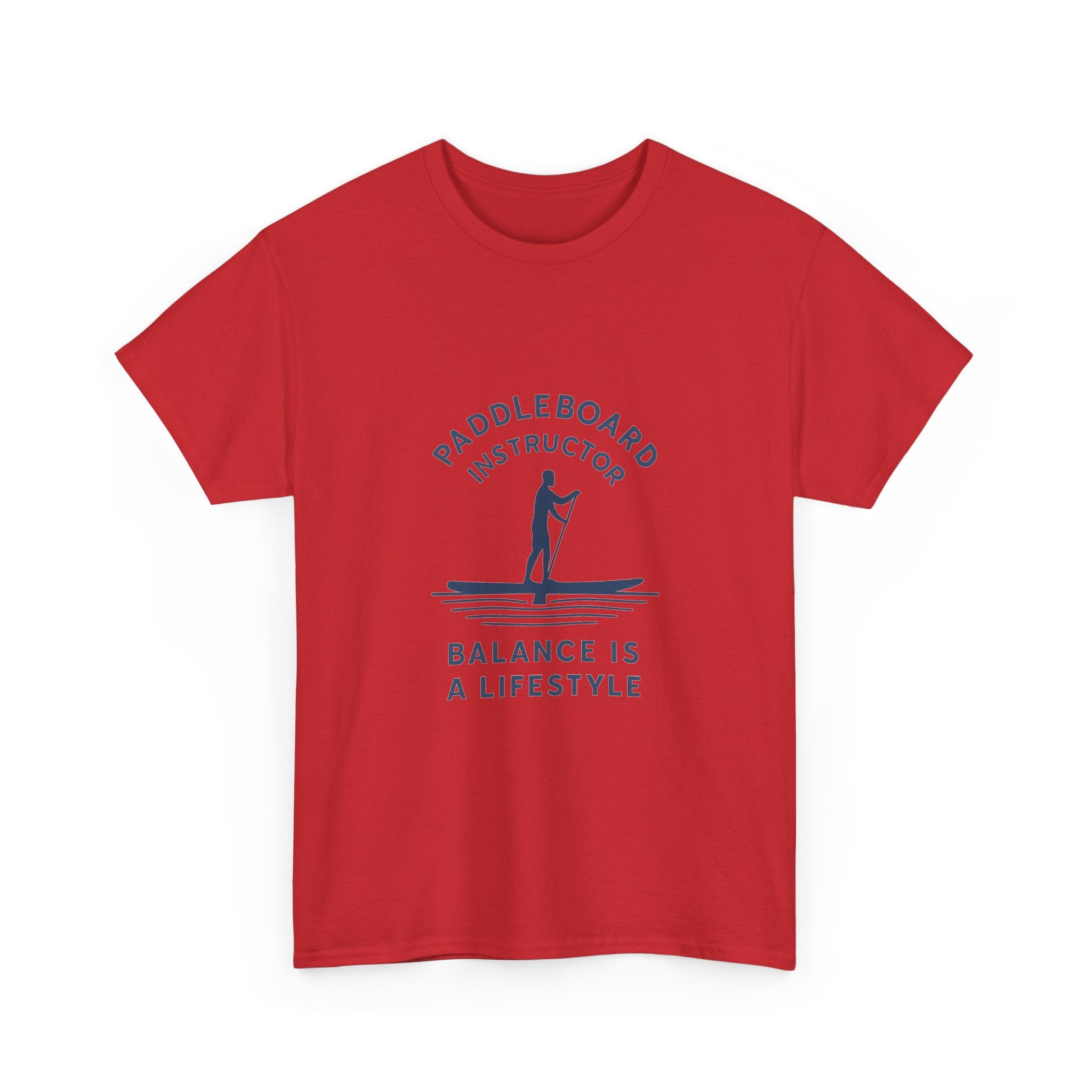 Paddleboard Instructor Balance Is A Lifestyle T-Shirt | Unique Gift | Graphic Tee