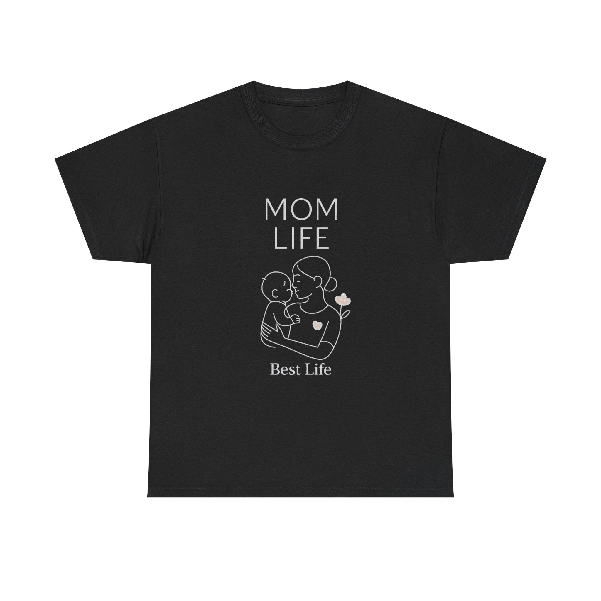 Mom Life Best Life Period T-Shirt | Mom Humor Gift | Graphic Tee