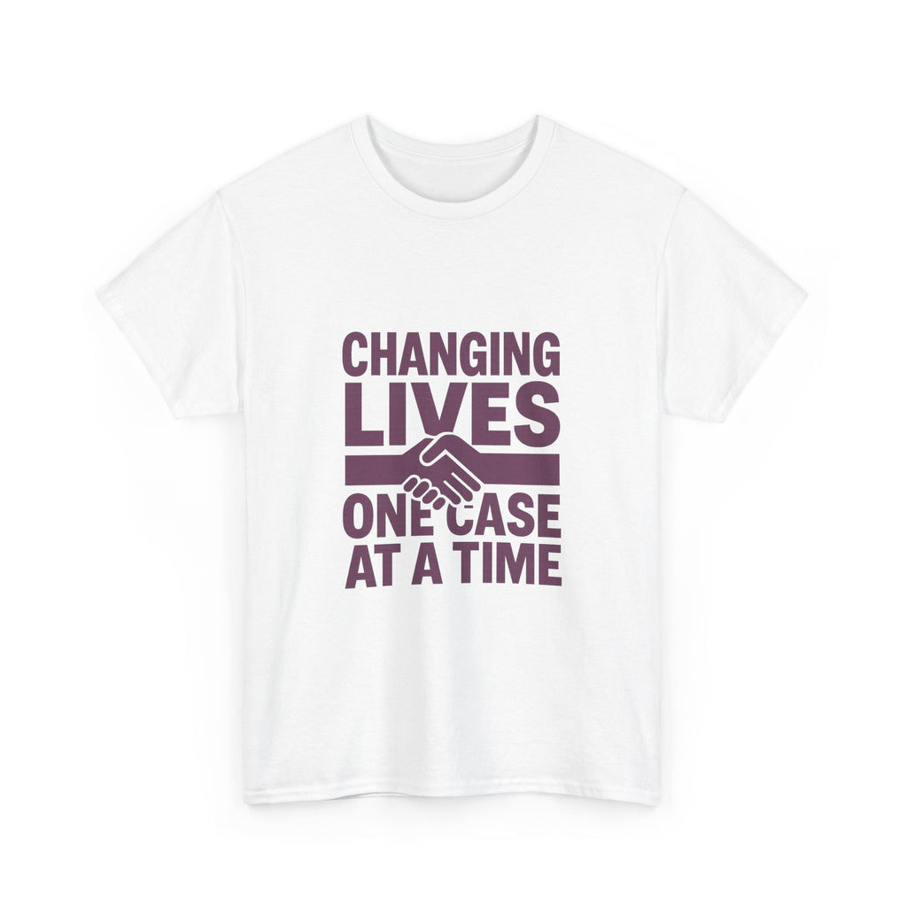 Social Worker Changing Lives One Case At A Time T-Shirt | Unique Gift | Graphic Tee