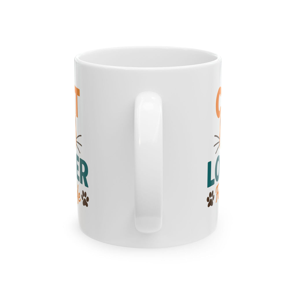Cats Are My Happy Place Coffee Mug | Cat Lover Gift | Ceramic Mug