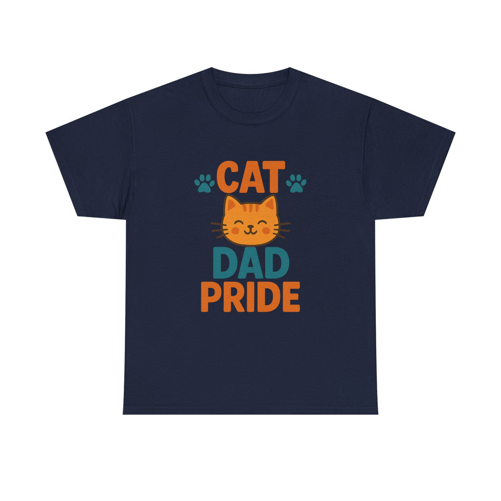 Proud Cat Dad The Legend The Myth T-Shirt | Gift for Him | Graphic Tee