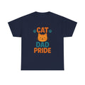 Proud Cat Dad The Legend The Myth T-Shirt | Gift for Him | Graphic Tee