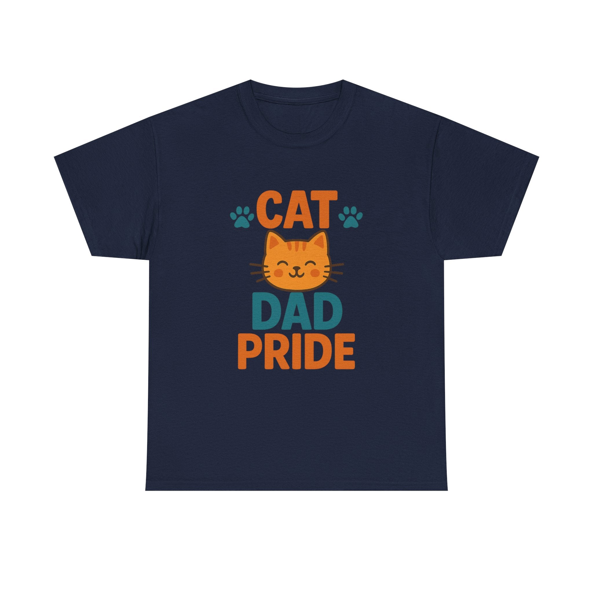 Proud Cat Dad The Legend The Myth T-Shirt | Gift for Him | Graphic Tee