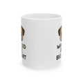 Pug Mom Wrinkled Face Big Heart Coffee Mug | Gift for Mom | Ceramic Mug
