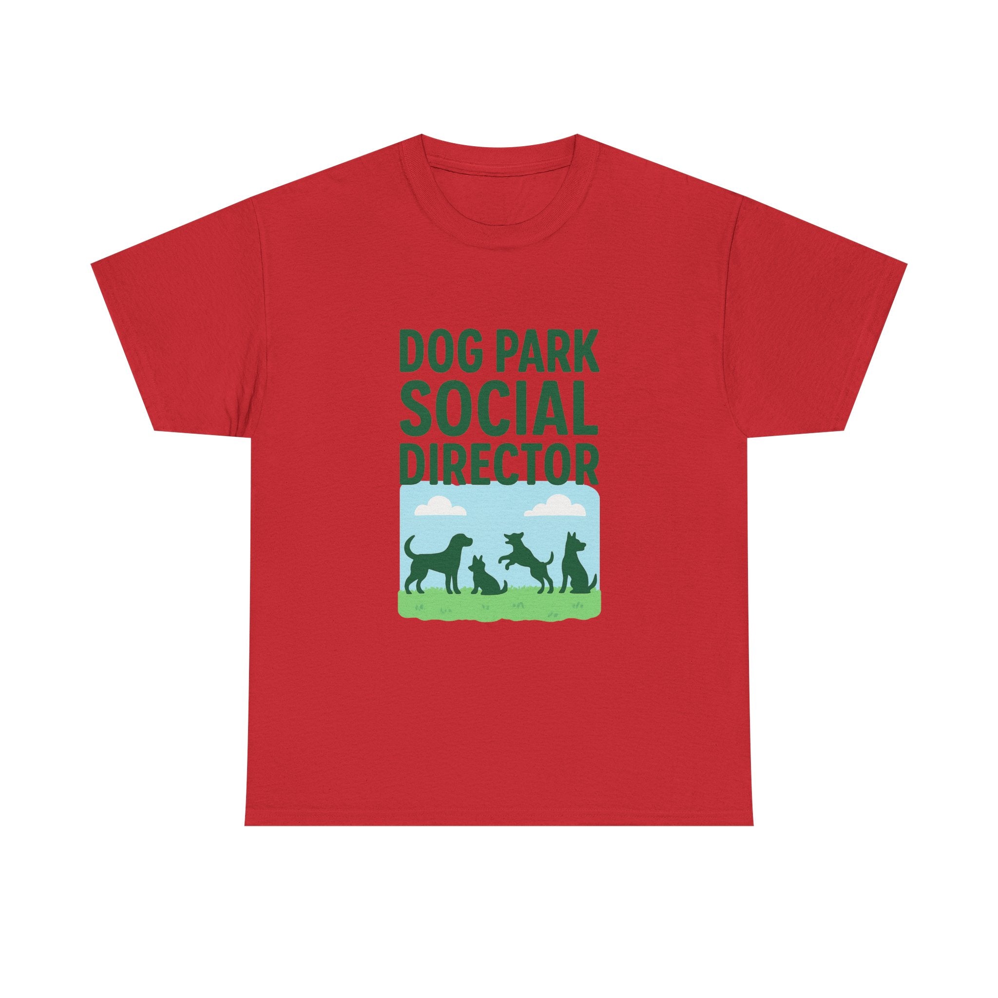 Dog Park Social Director T-Shirt | Dog Lover Gift | Graphic Tee