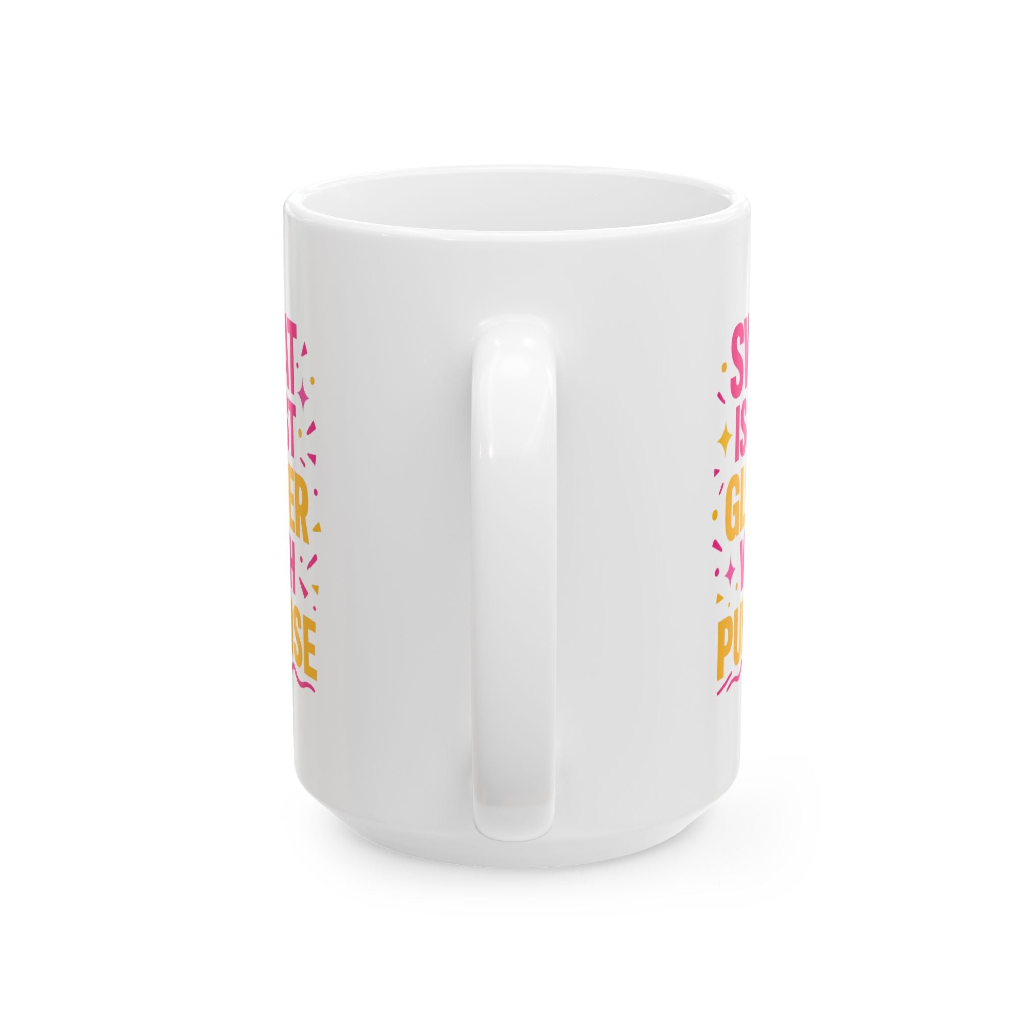 Zumba Instructor Sweat Is Just Glitter With Purpose Coffee Mug | Unique Gift | Ceramic Mug