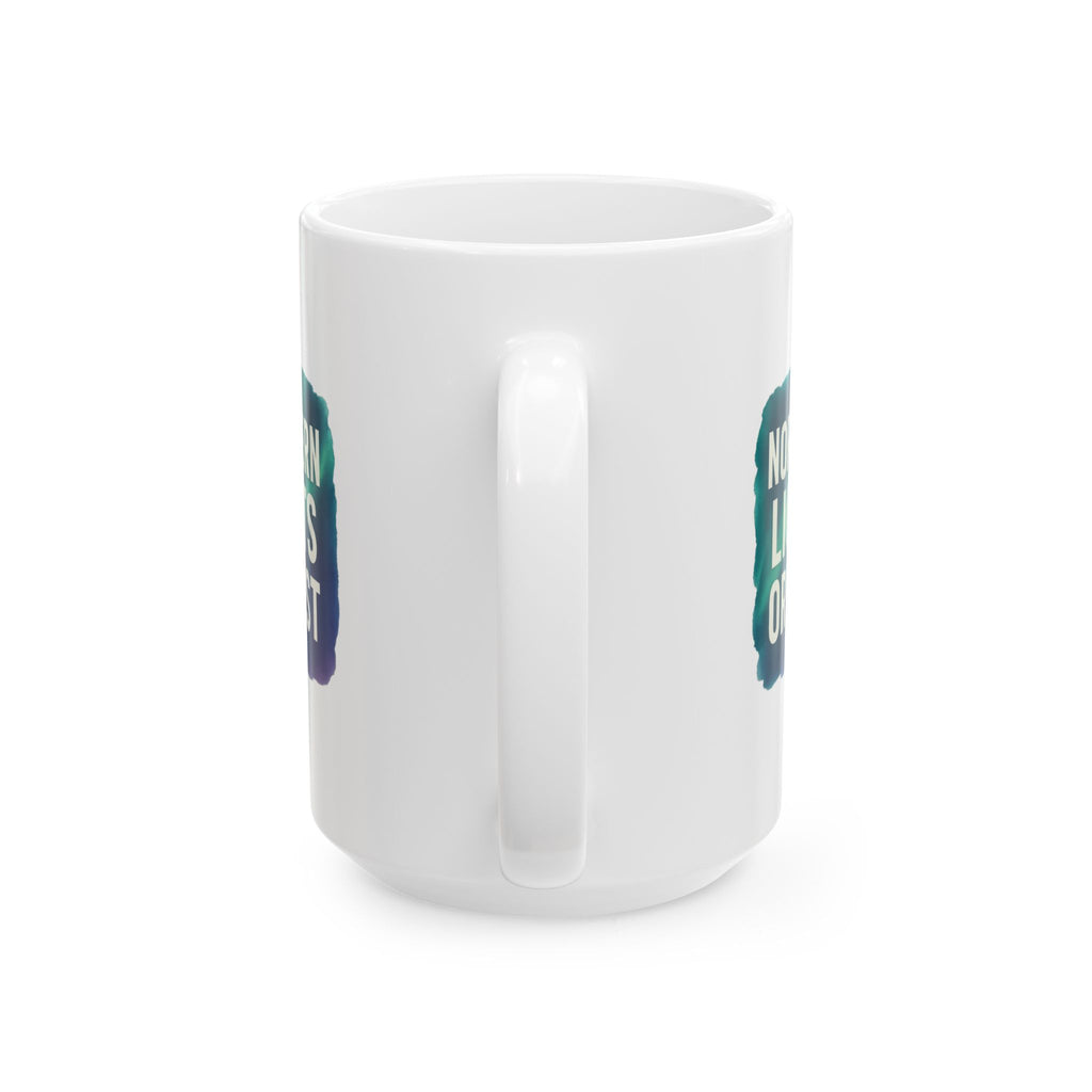 Iceland Addict Northern Lights Or Bust Coffee Mug | Unique Gift | Ceramic Mug