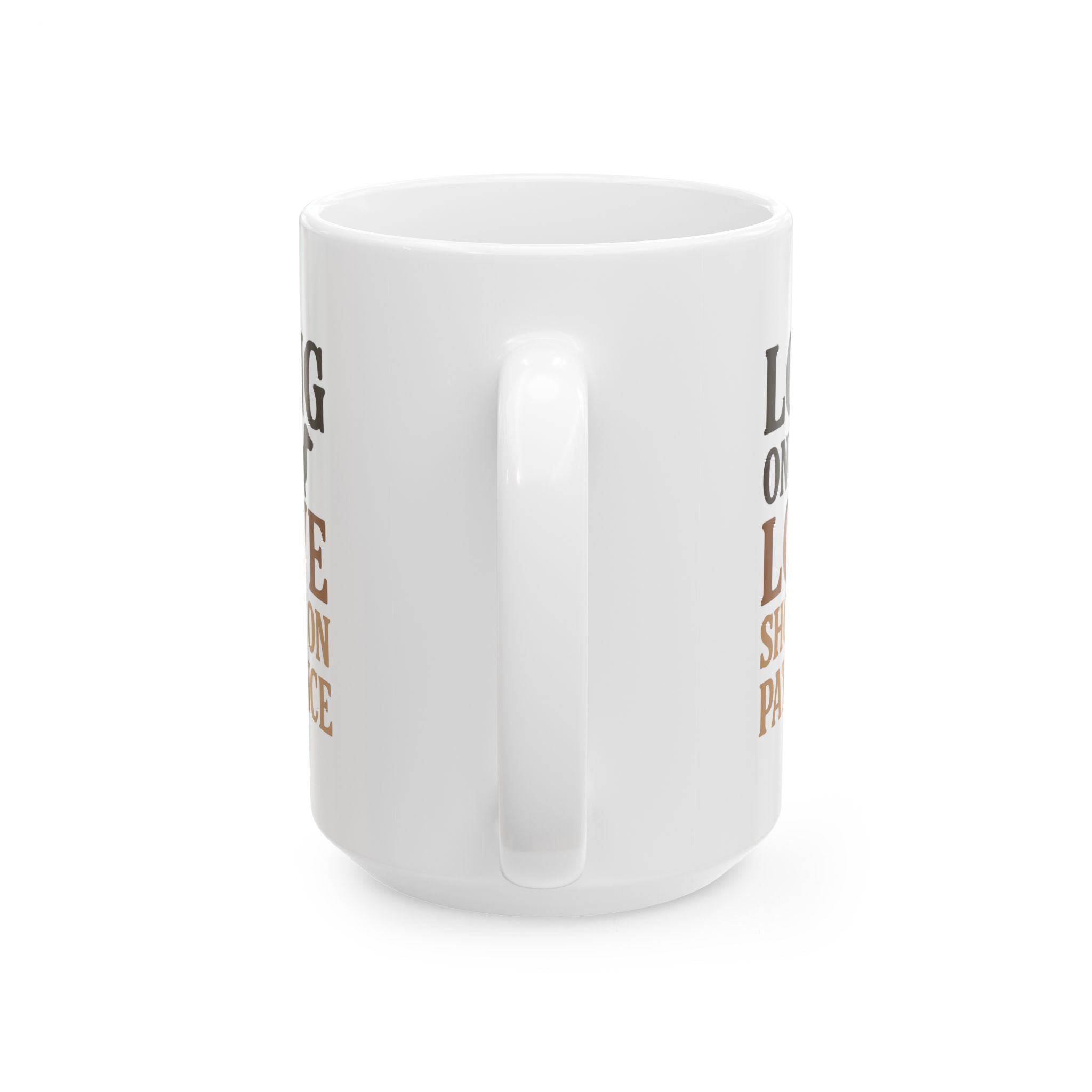 Dachshund Dad Long On Love Short On Patience Coffee Mug | Gift for Dad | Ceramic Mug