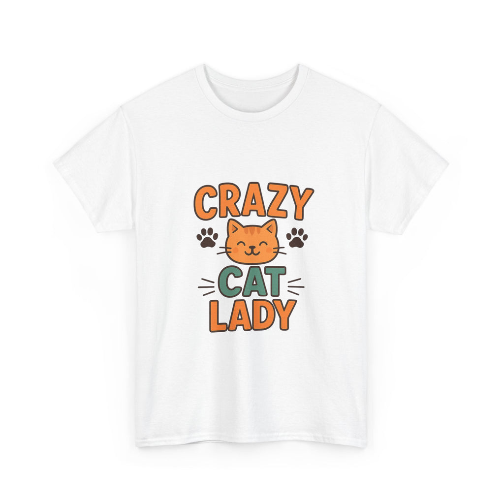 Crazy Cat Lady And Proud T-Shirt | Funny Cat Gift | Graphic Tee