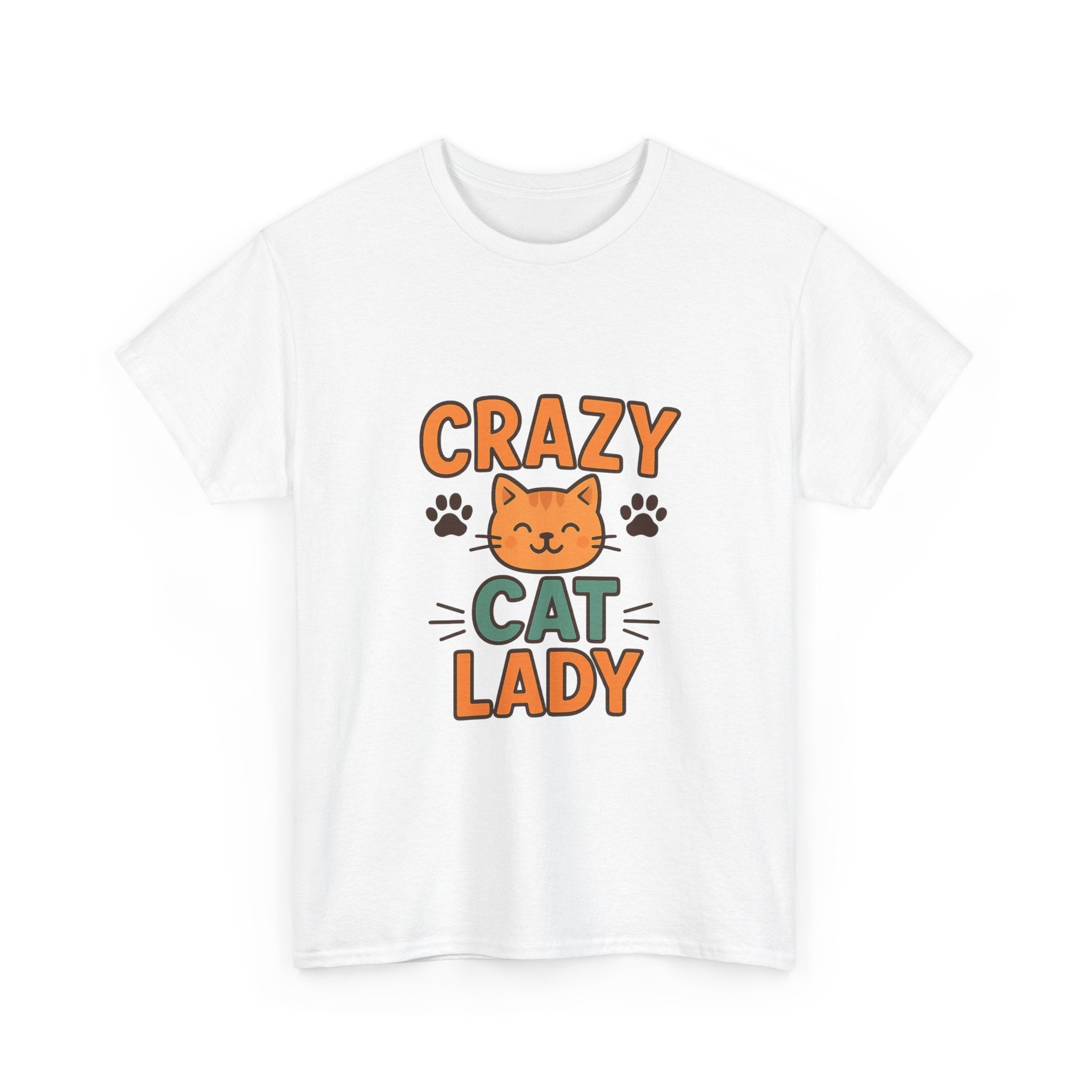 Crazy Cat Lady And Proud T-Shirt | Funny Cat Gift | Graphic Tee