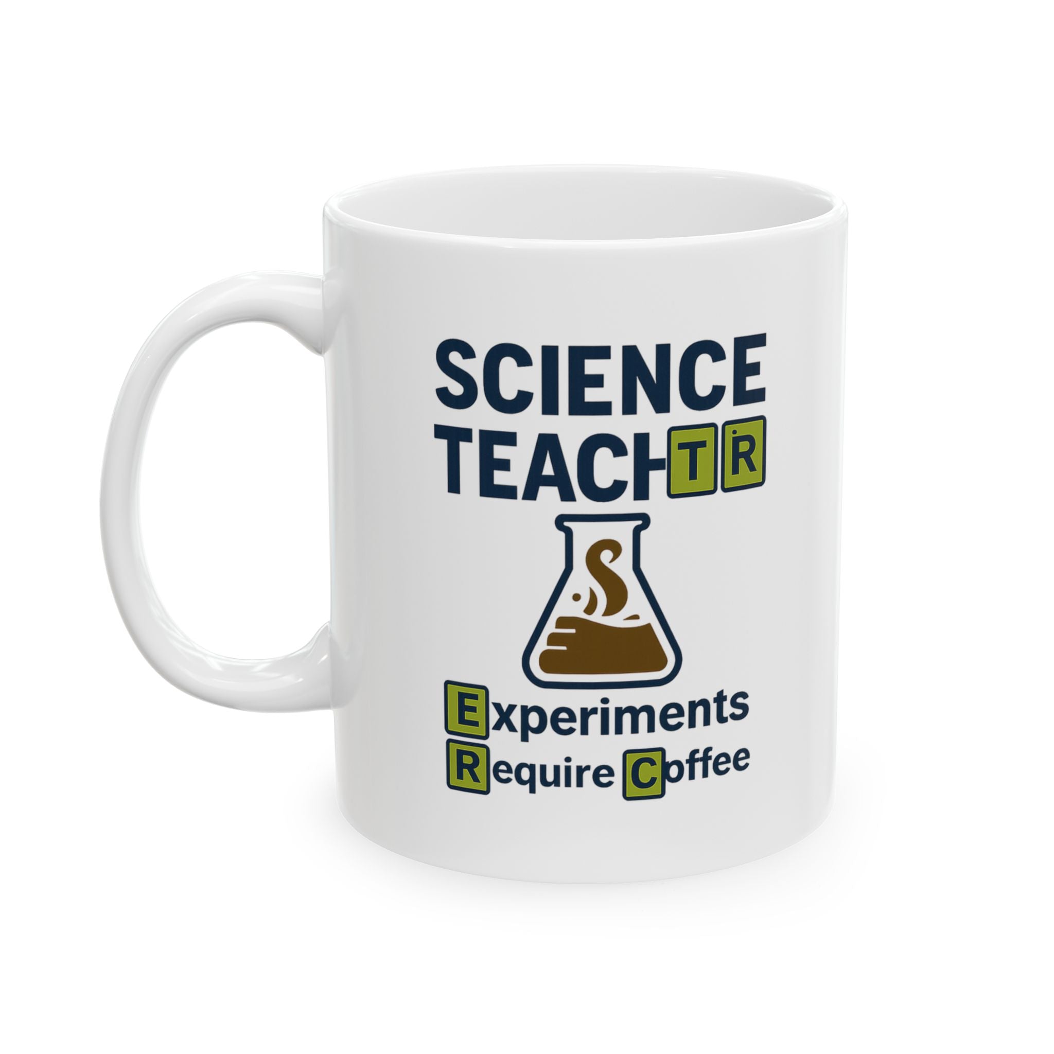 Science Teacher Experiments Require Coffee First Ceramic Mug