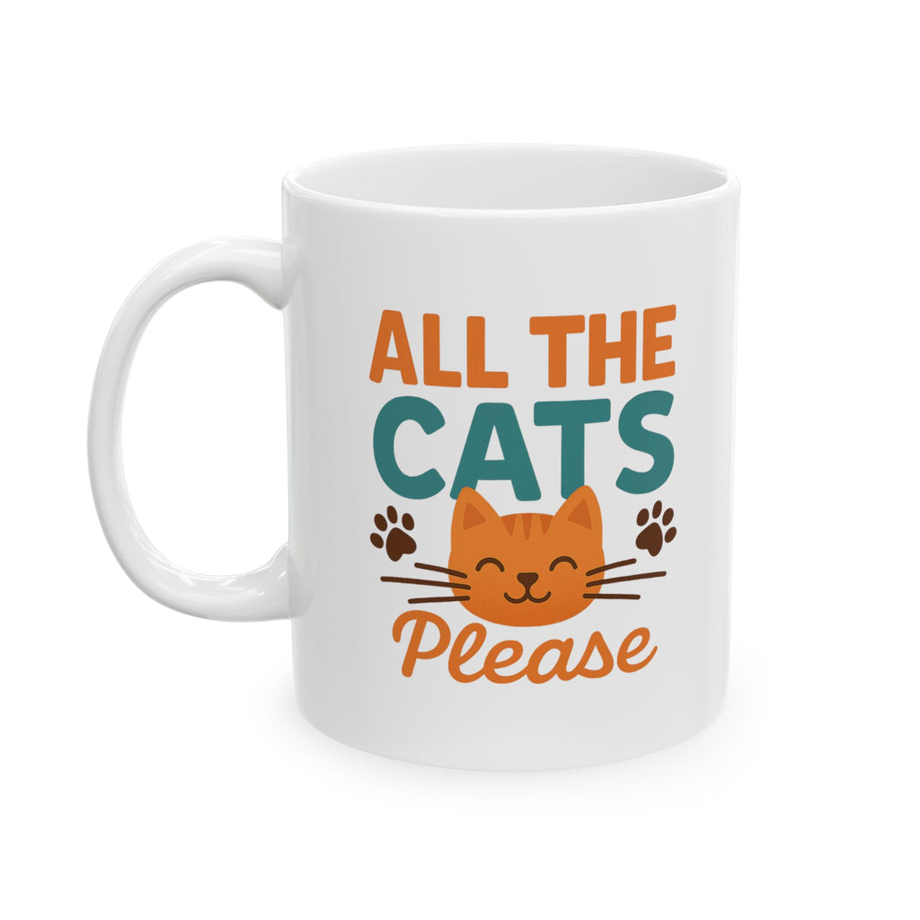 Cat Math One More Never Hurt Coffee Mug | Funny Cat Mom Gift | Ceramic Mug