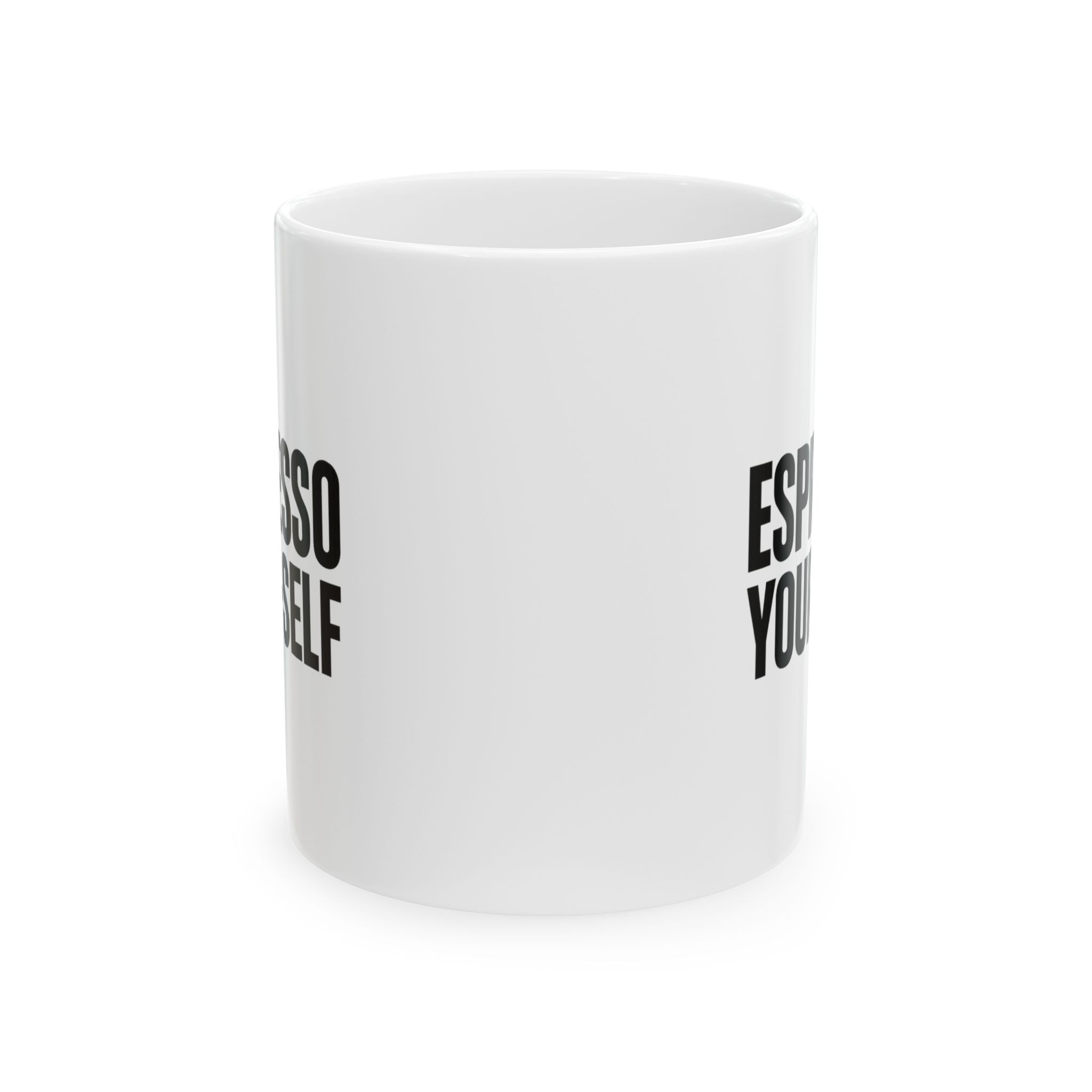 Espresso Yourself Daily Requirement Coffee Mug | Coffee Humor Gift | Ceramic Mug