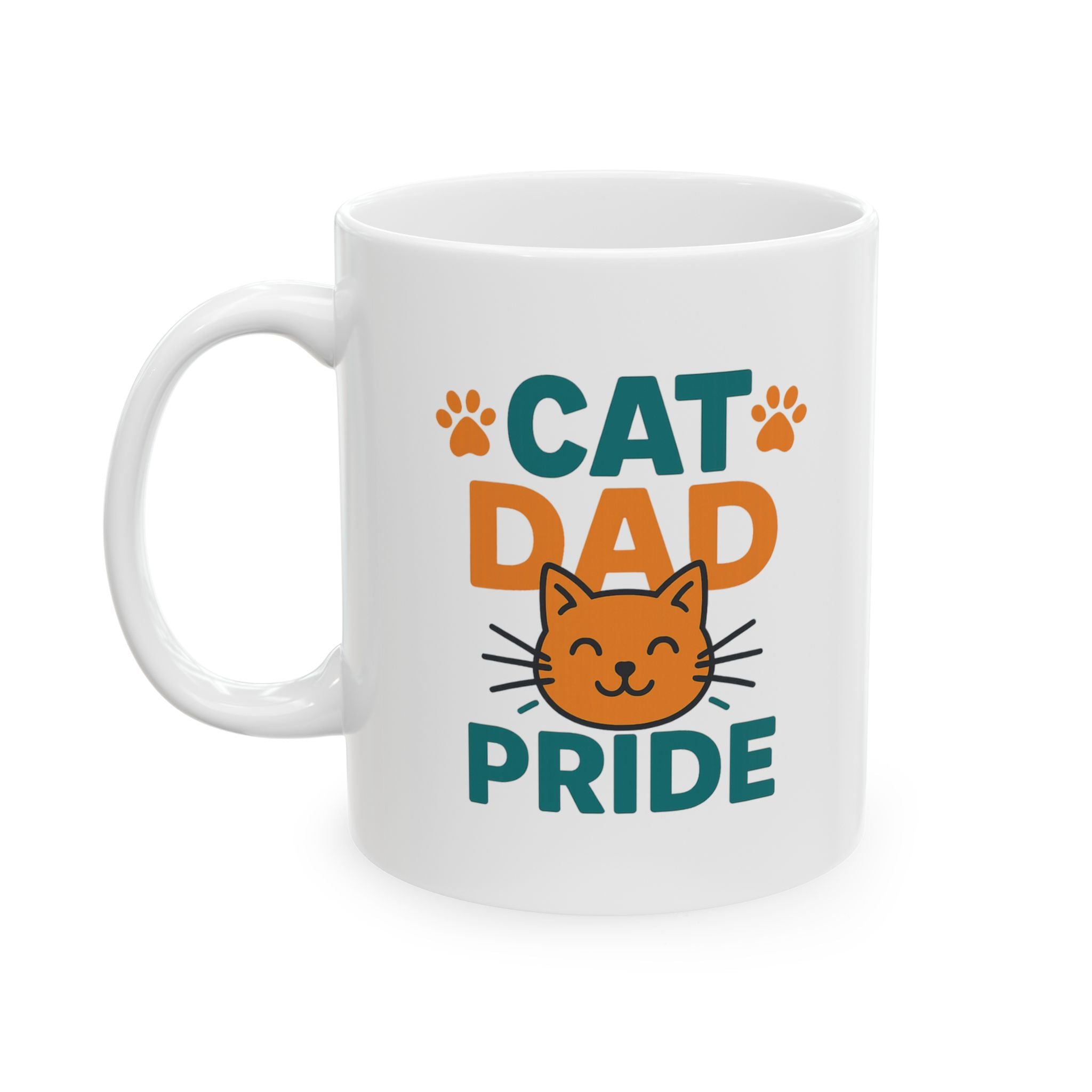 Real Men Love Cats Coffee Mug | Cat Dad Gift | Ceramic Mug