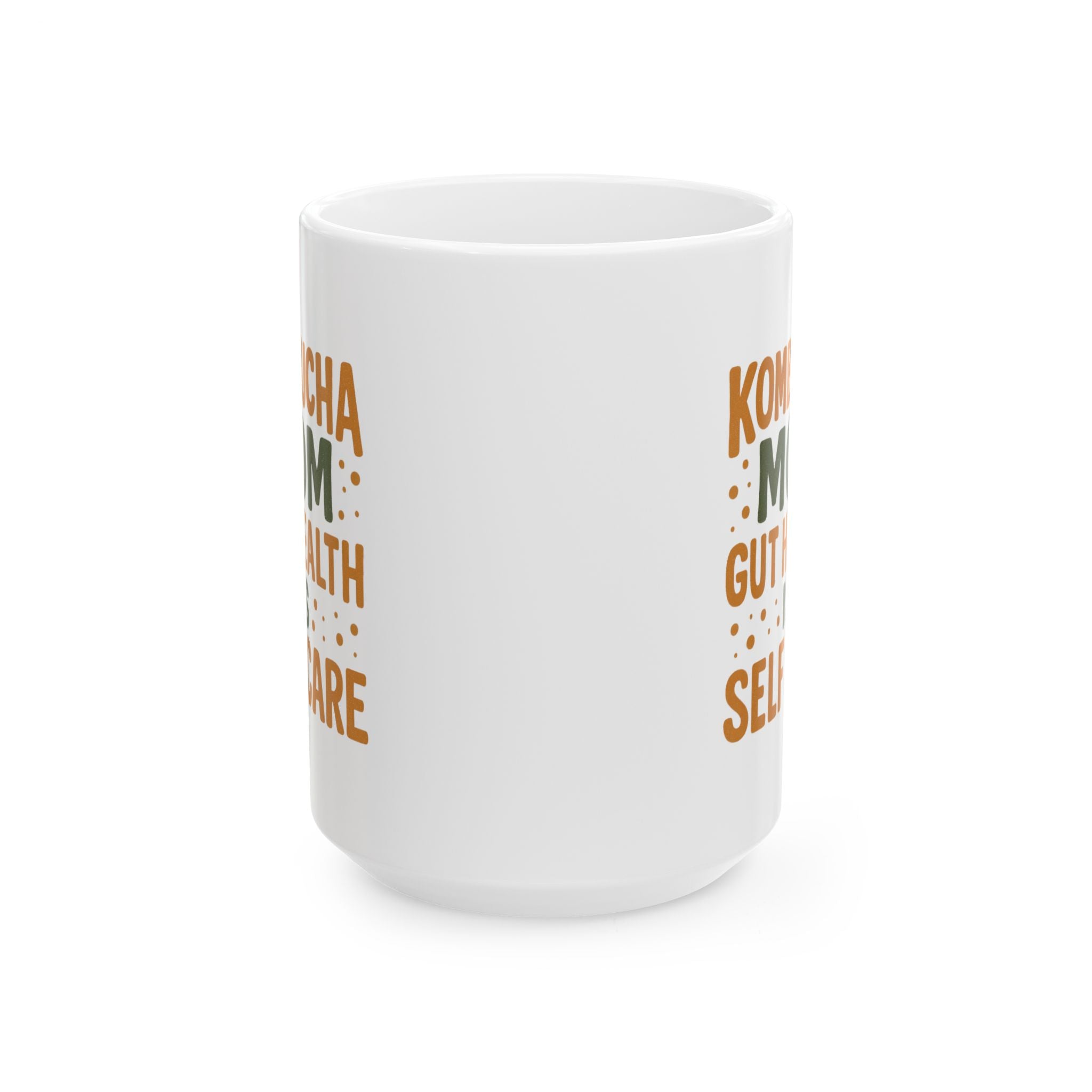 Kombucha Mom Gut Health Is Self Care Coffee Mug | Gift for Mom | Ceramic Mug