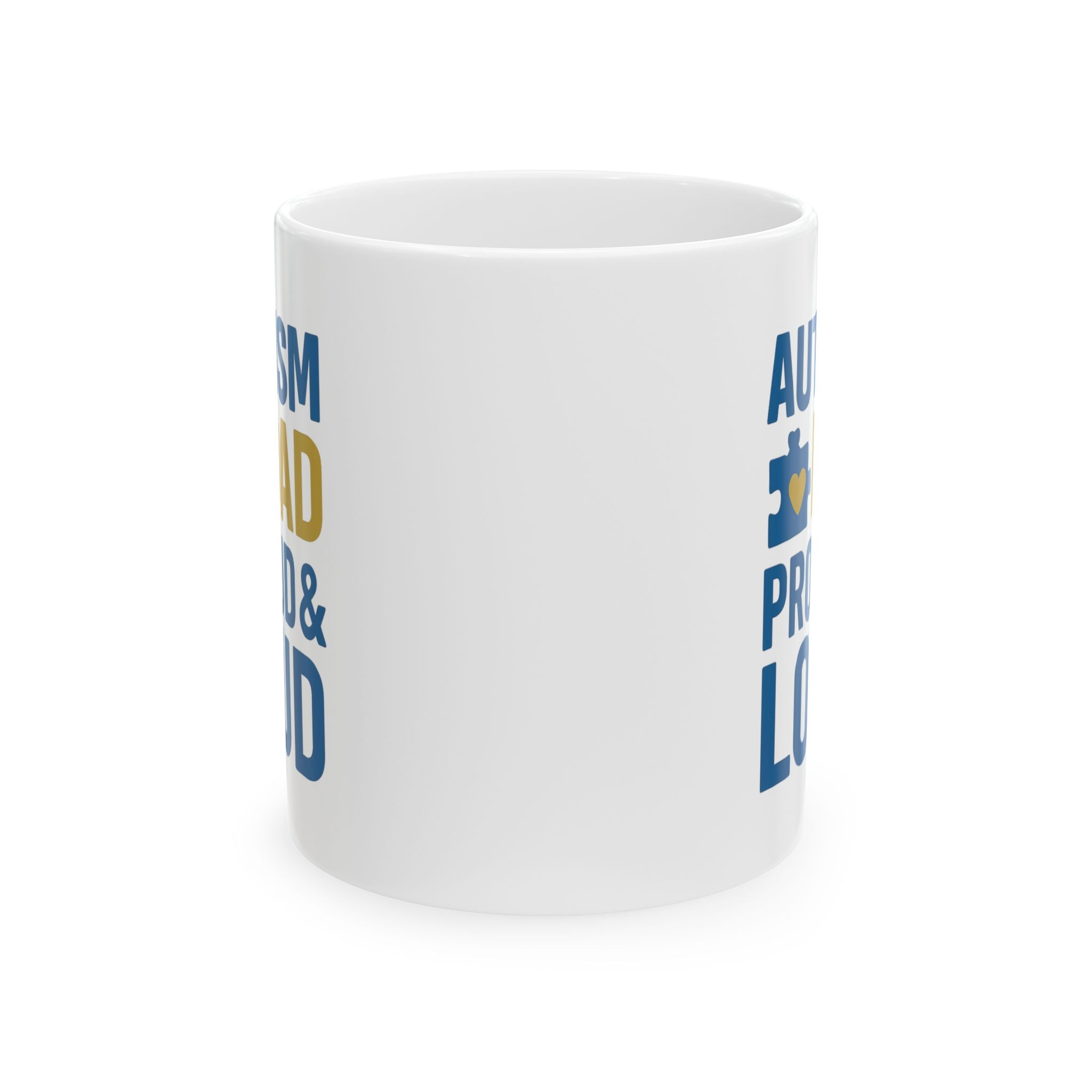 Autism Dad Proud And Loud Coffee Mug | Gift for Dad | Ceramic Mug