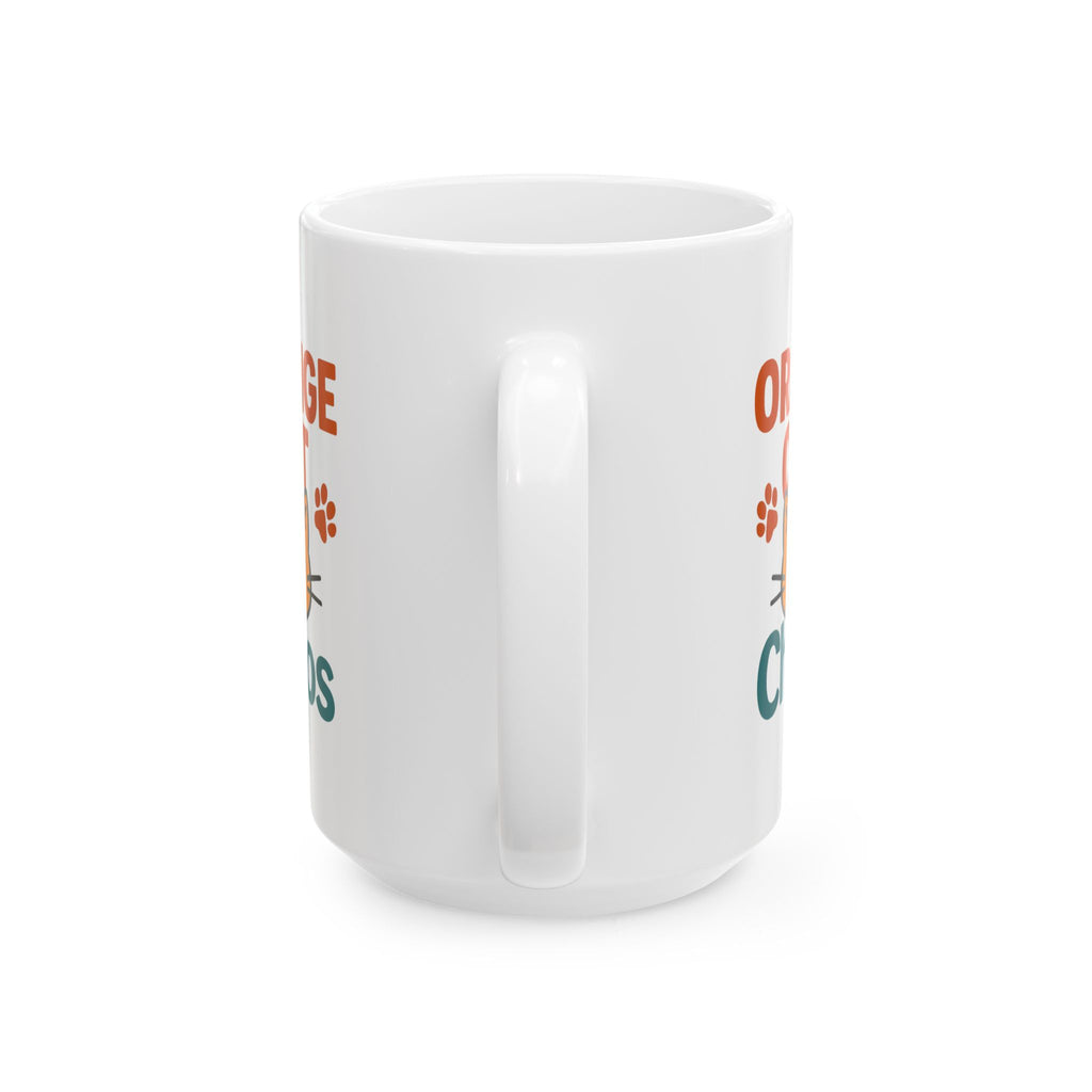 Owned By An Orange Cat Coffee Mug | Cat Lover Gift | Ceramic Mug