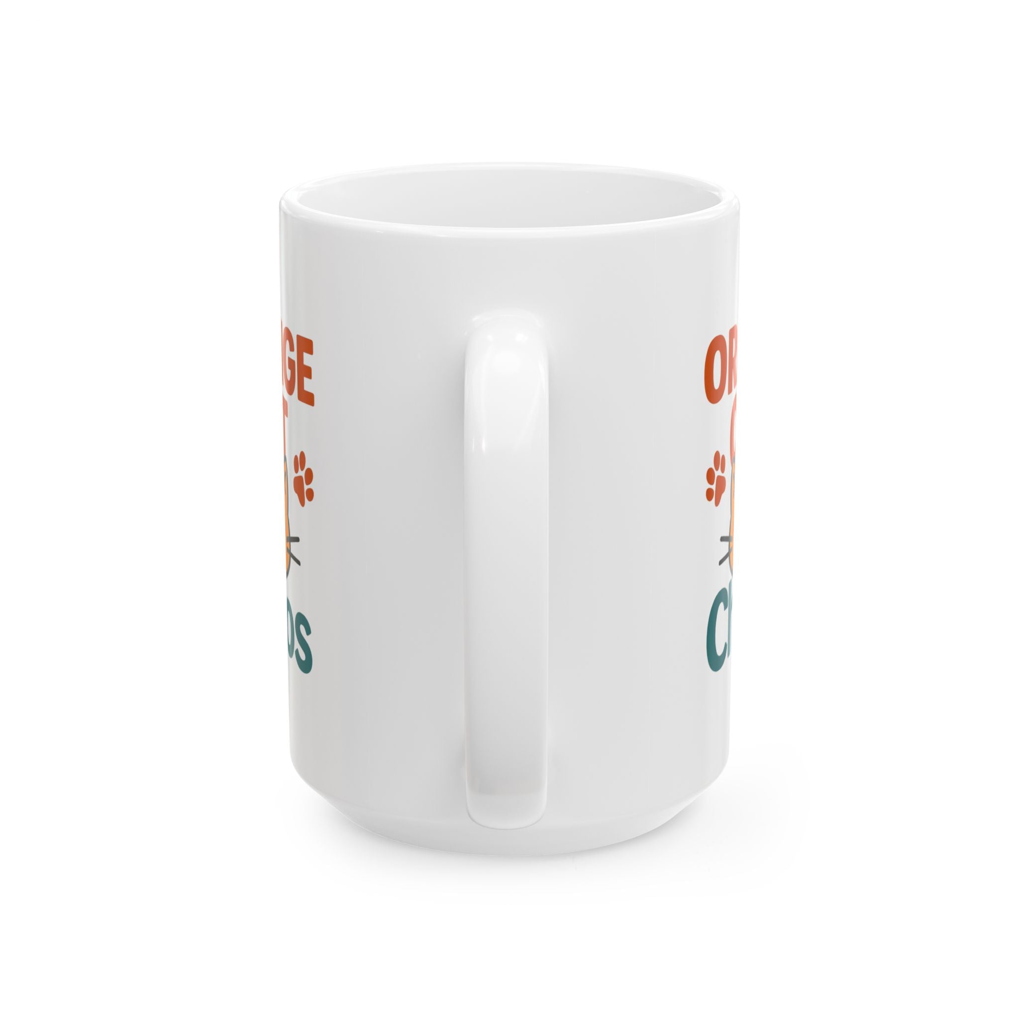 Owned By An Orange Cat Coffee Mug | Cat Lover Gift | Ceramic Mug