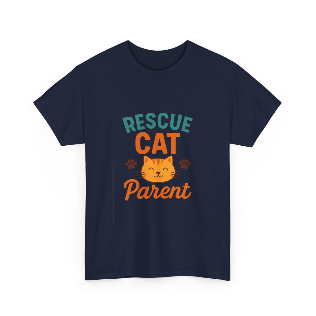 Rescue Cat Changed My Life T-Shirt | Adoption Gift | Graphic Tee