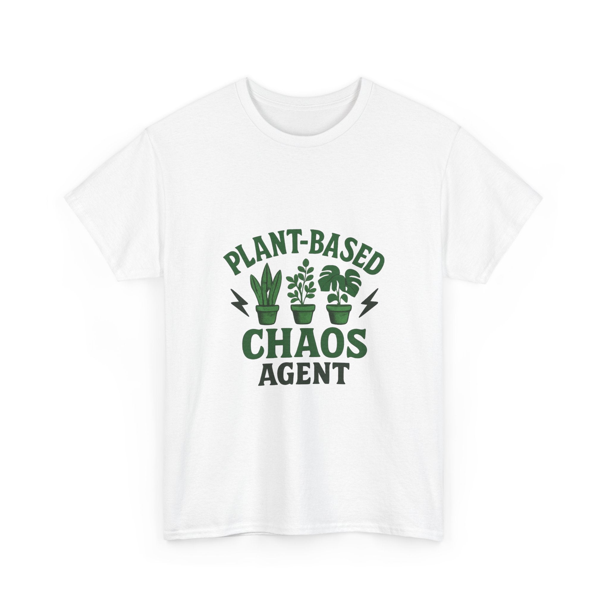Plant-Based Chaos Agent T-Shirt | Unique Gift | Graphic Tee