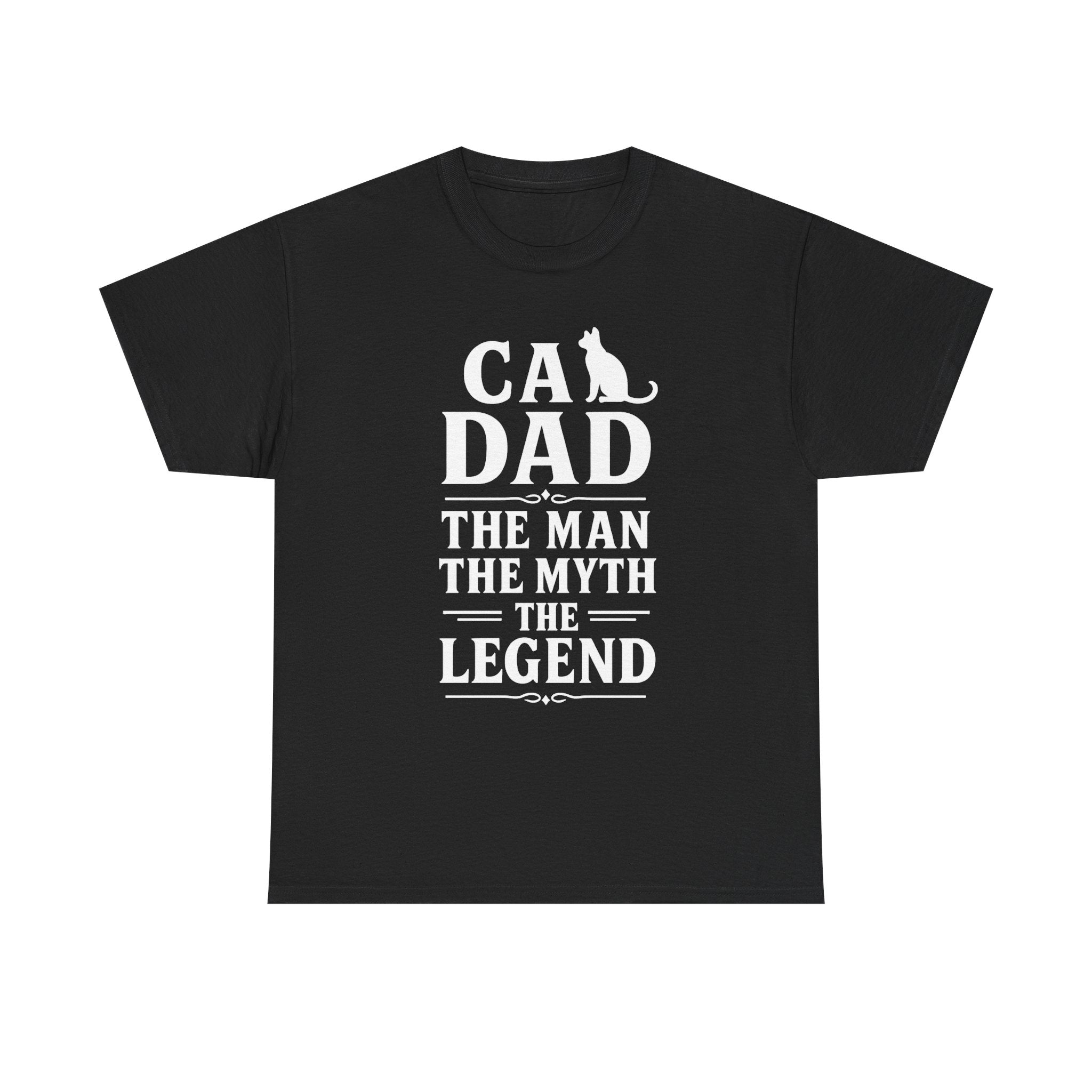 Cat Dad The Man The Myth T-Shirt | Cat Lover Gift | Graphic Tee