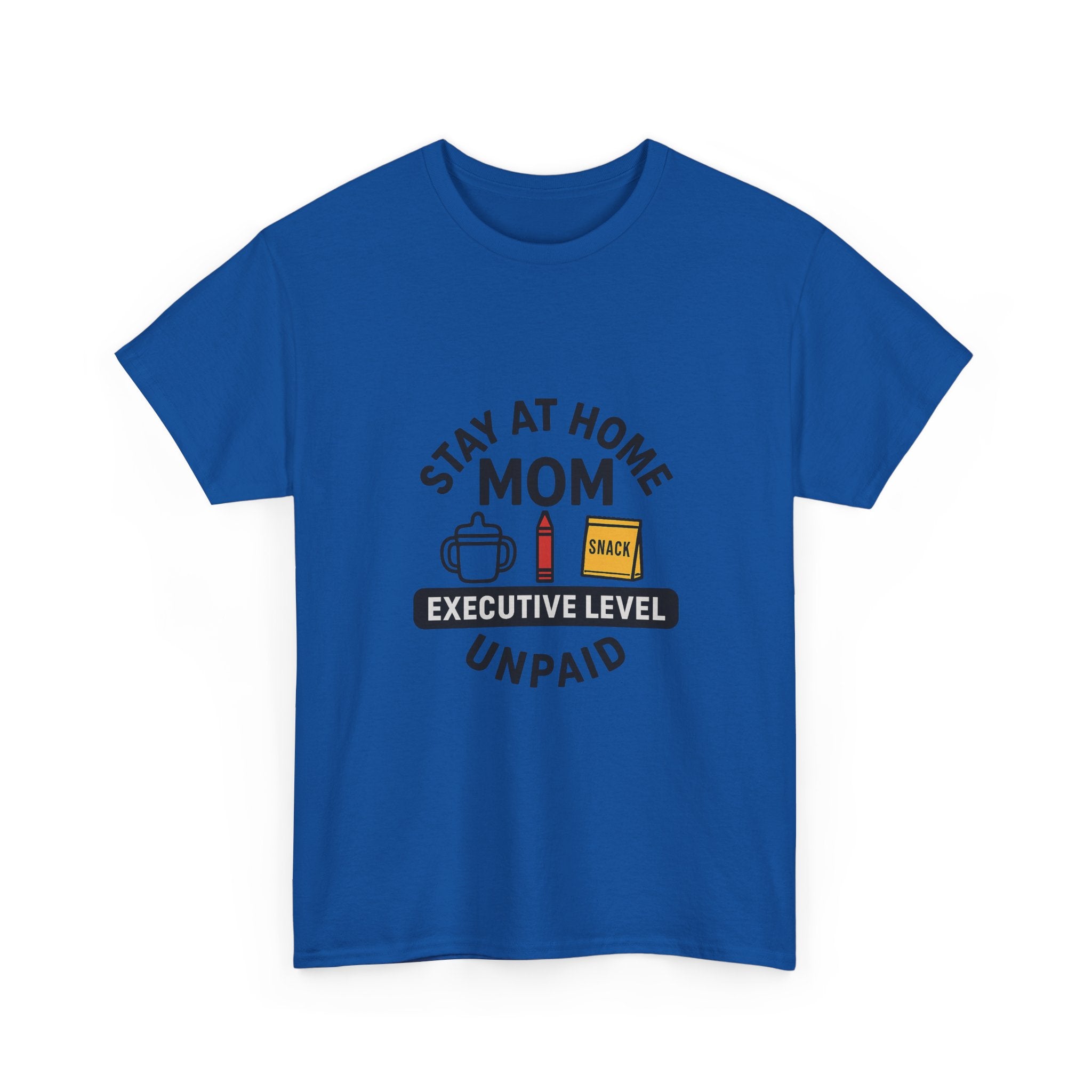 Stay At Home Mom Executive Level Unpaid T-Shirt | Gift for Mom | Graphic Tee