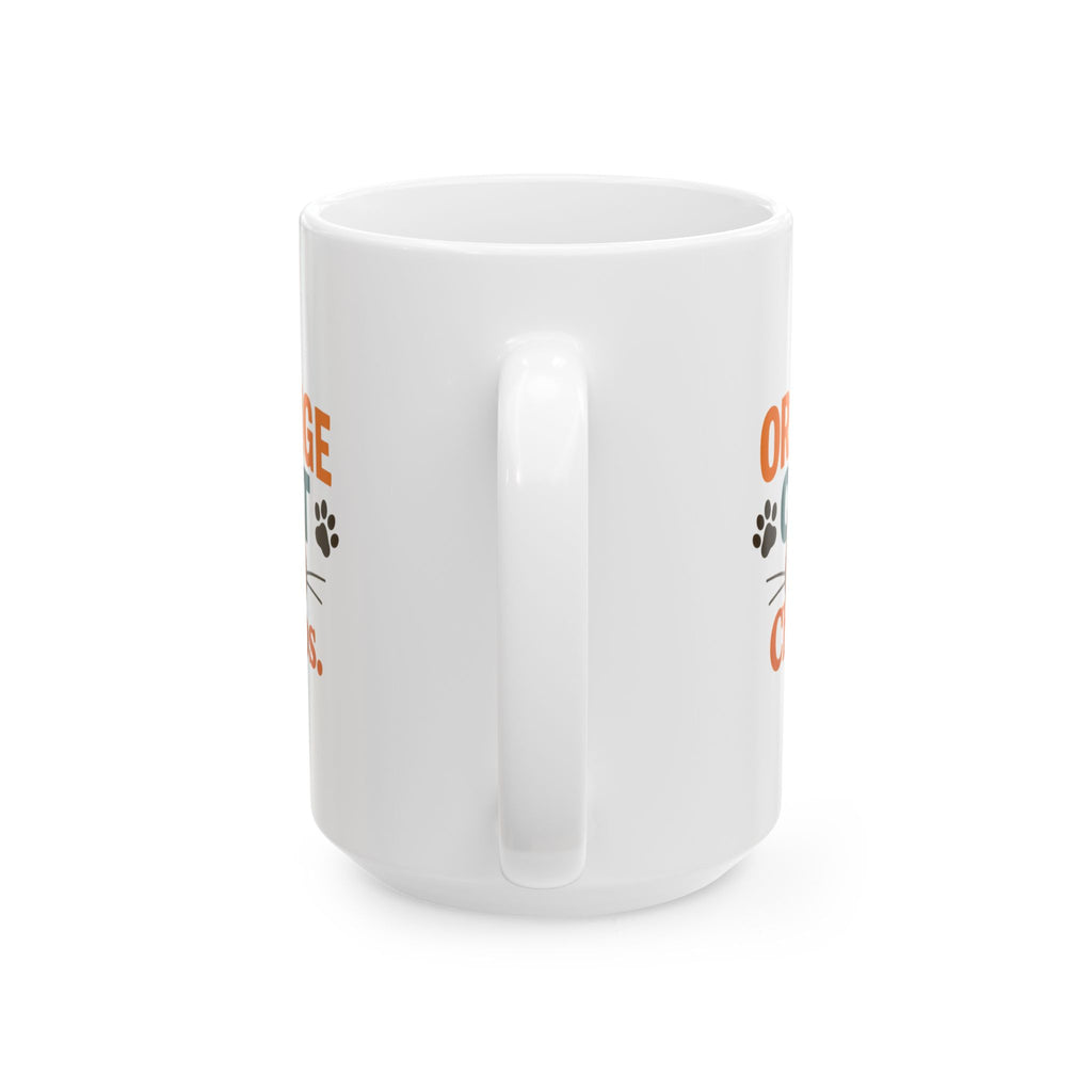 Orange Cat Owner Know The Chaos Coffee Mug | Funny Cat Gift | Ceramic Mug
