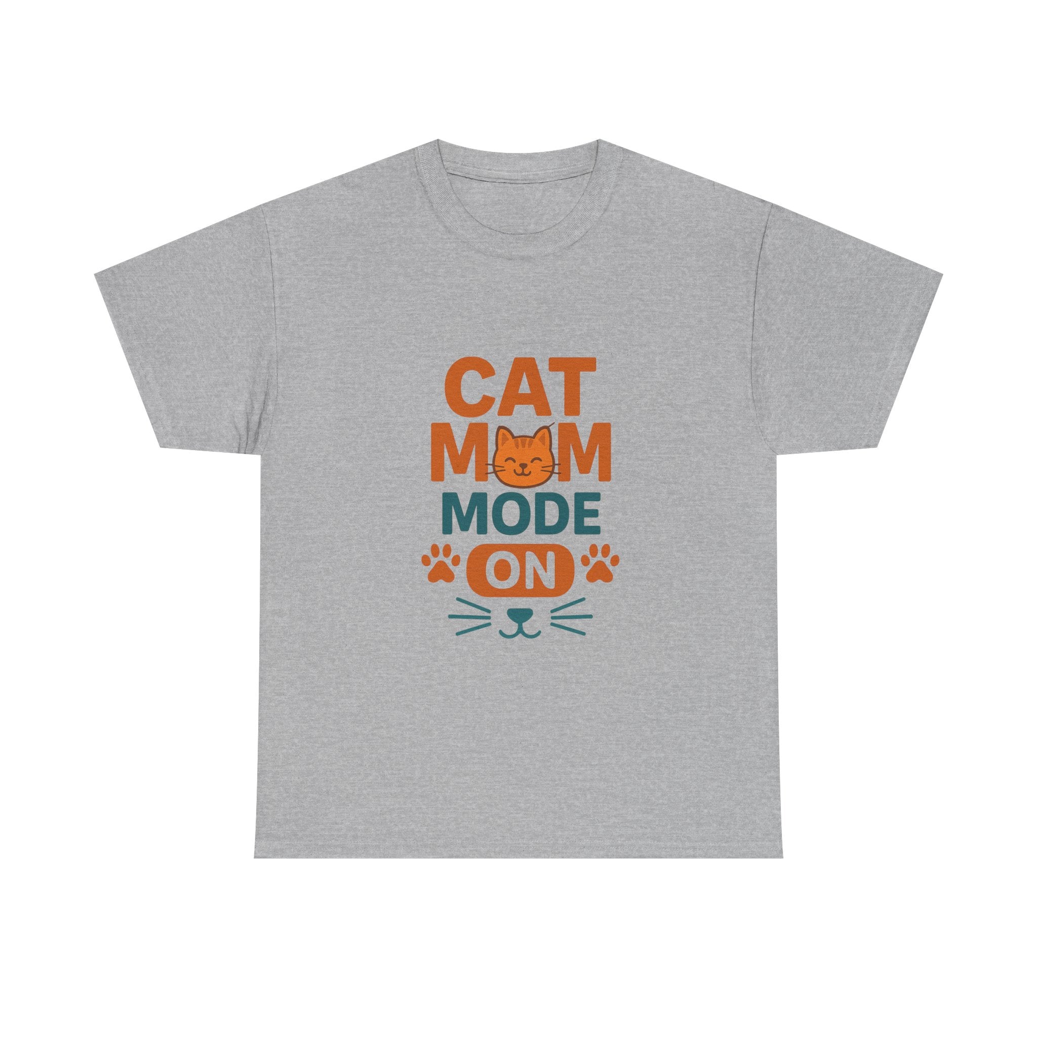 Cat Mom Mode On T-Shirt | Funny Cat Gift | Graphic Tee