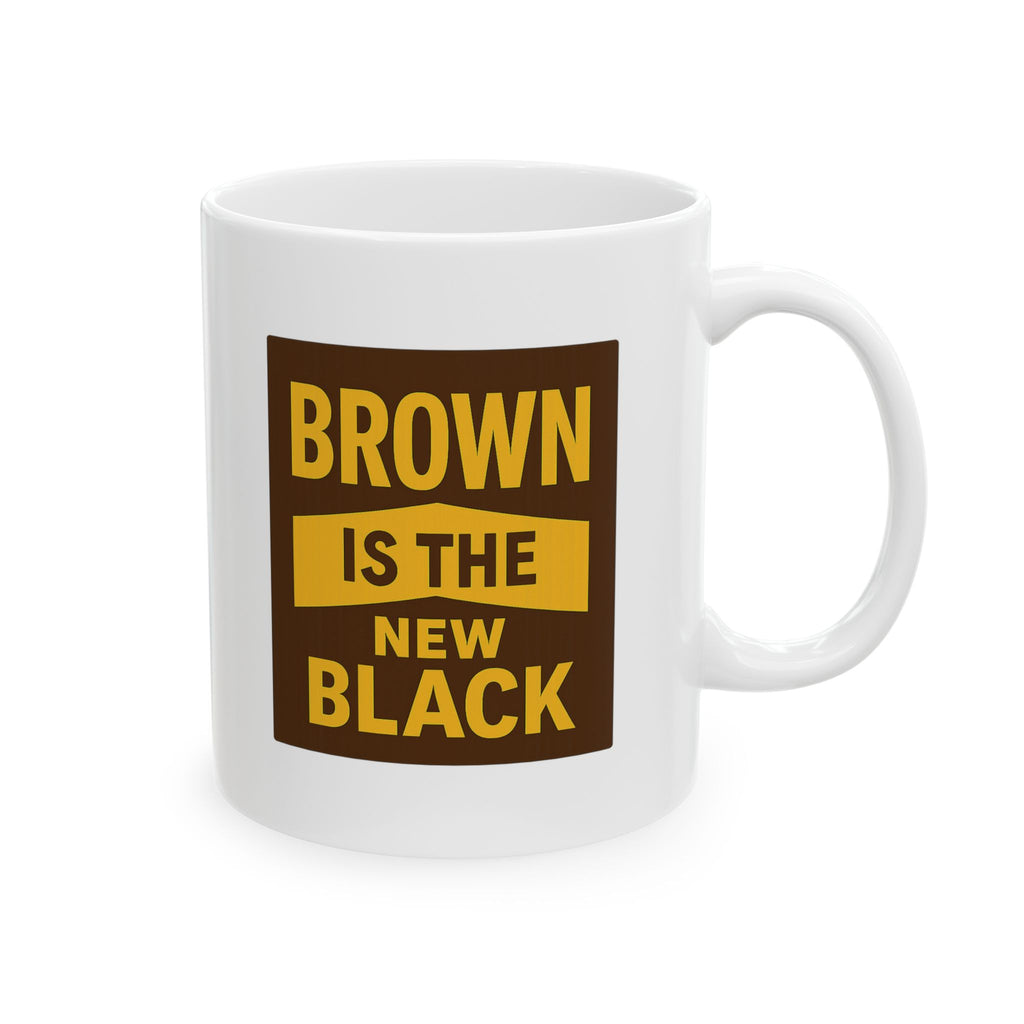 UPS Driver Brown Is The New Black Coffee Mug | Unique Gift | Ceramic Mug
