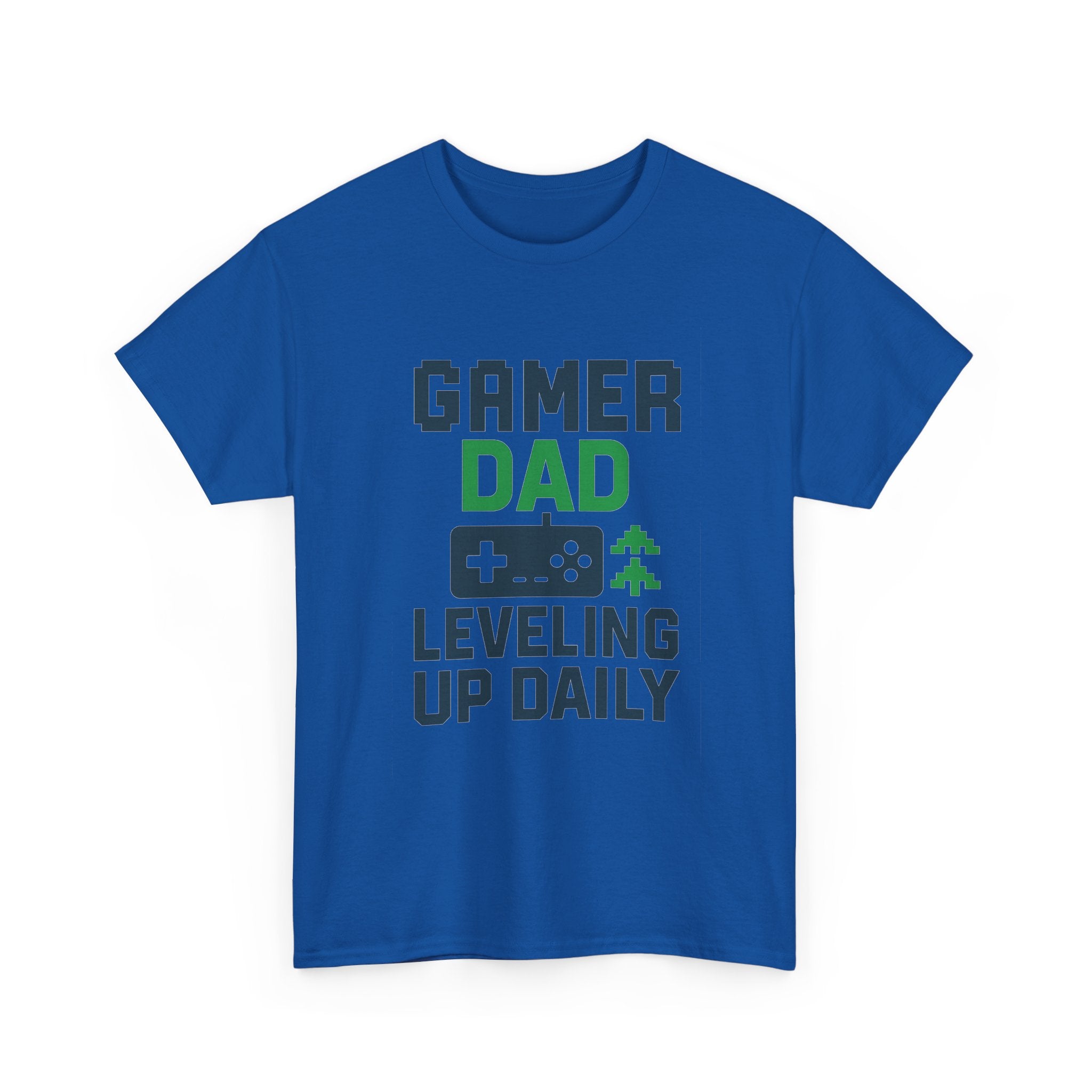 Gamer Dad Leveling Up Daily T-Shirt | Gift for Dad | Graphic Tee