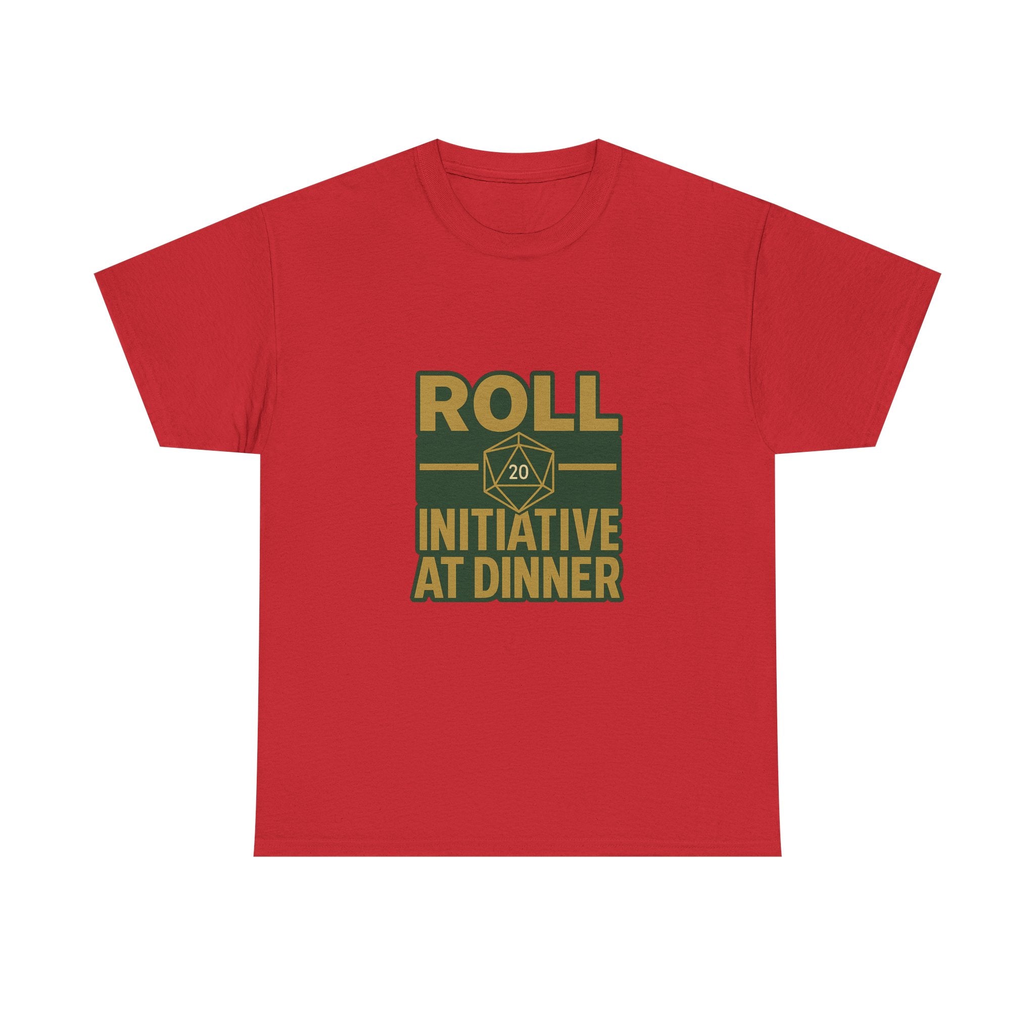 Board Game Nerd Roll Initiative At Dinner T-Shirt | Unique Gift | Graphic Tee