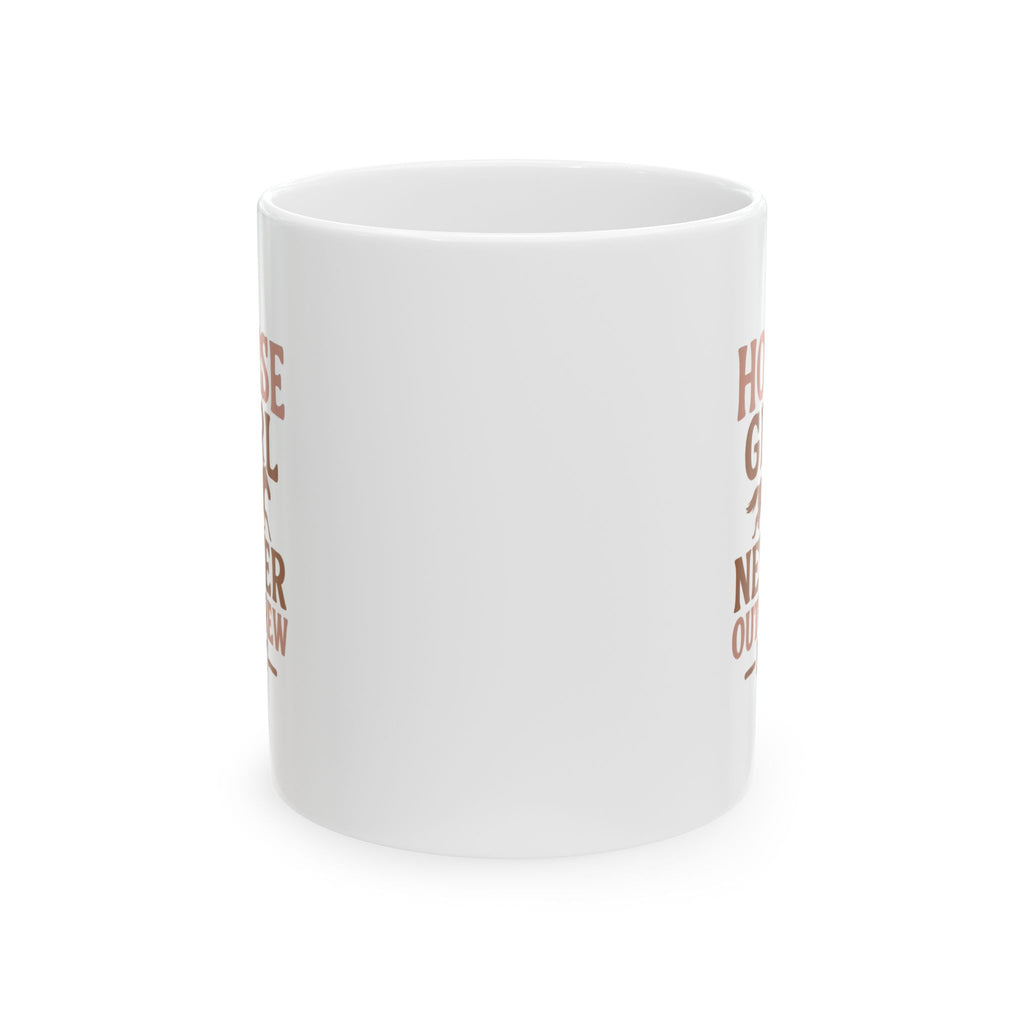 Horse Girl Never Outgrew It Coffee Mug | Unique Gift | Ceramic Mug