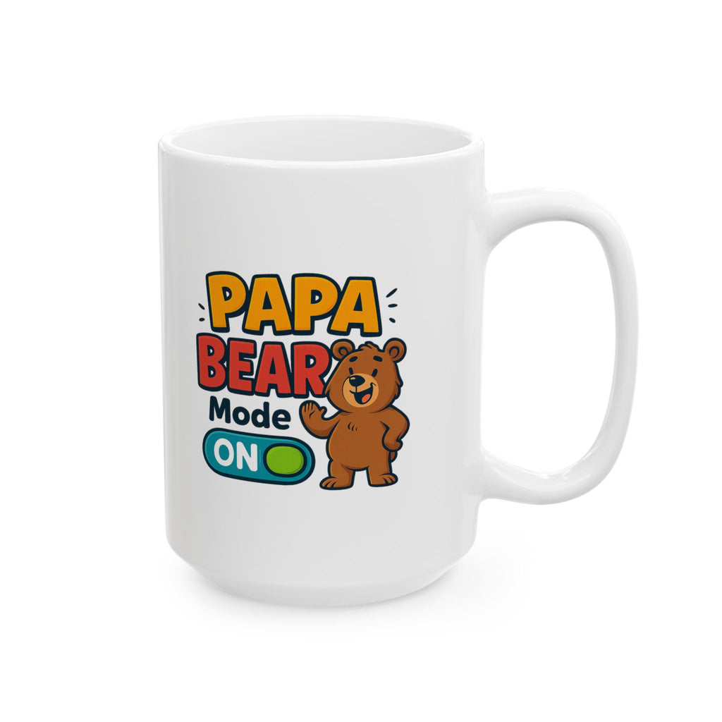 Papa Bear Mode Permanently Activated Coffee Mug | Funny Dad Gift | Ceramic Mug