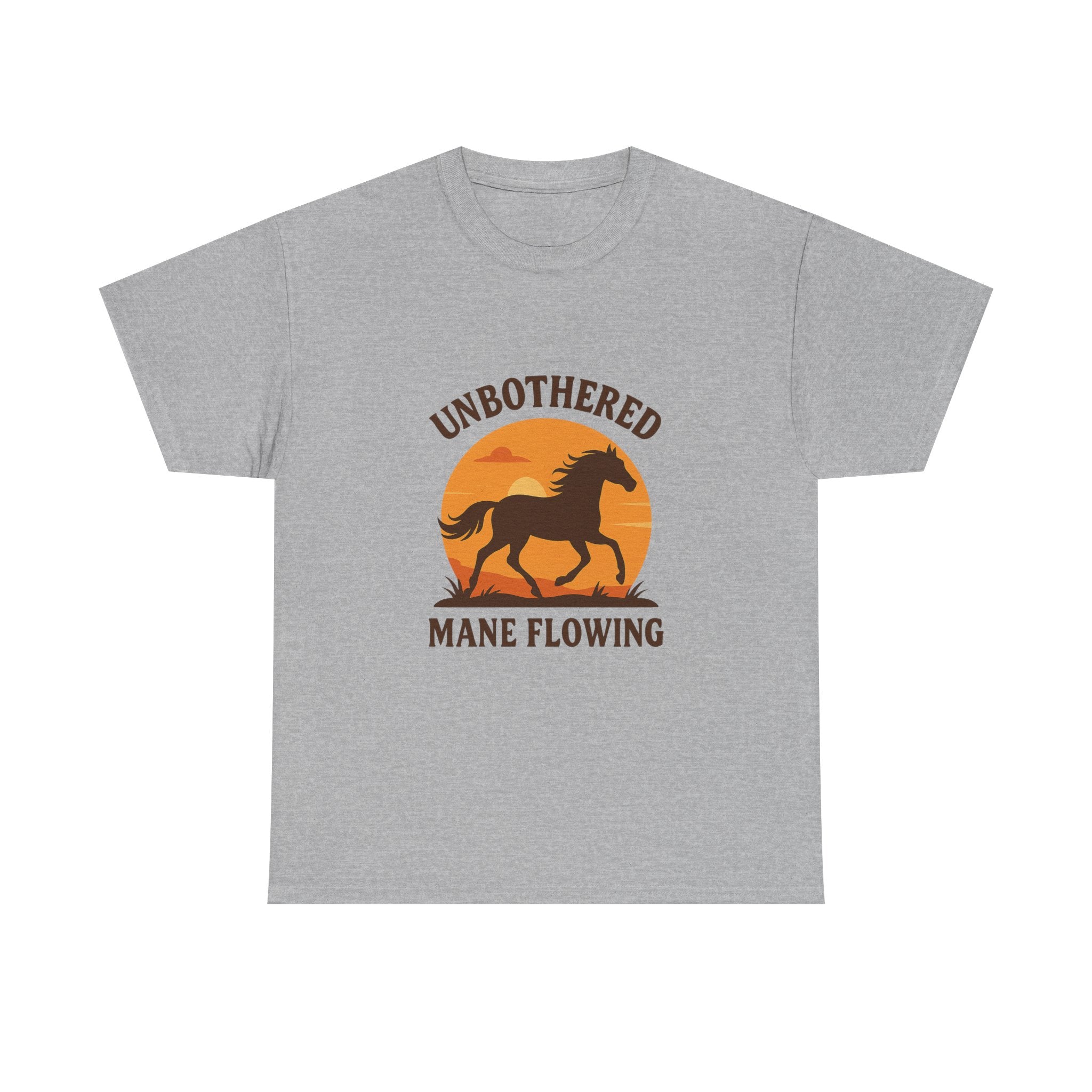 Horse Girl Unbothered Mane Flowing T-Shirt