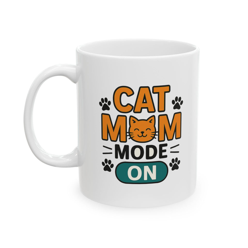 Proud Cat Mom Always Covered In Fur Coffee Mug | Gift for Her | Ceramic Mug