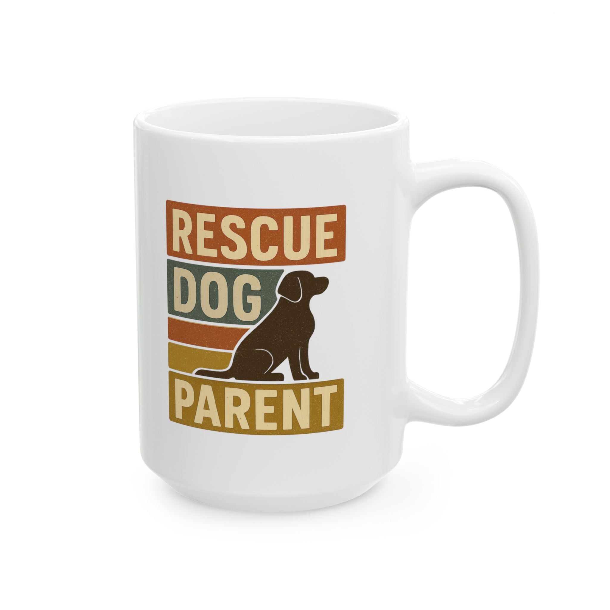 Rescue Dogs Have The Best Personalities Coffee Mug | Adoption Gift | Ceramic Mug