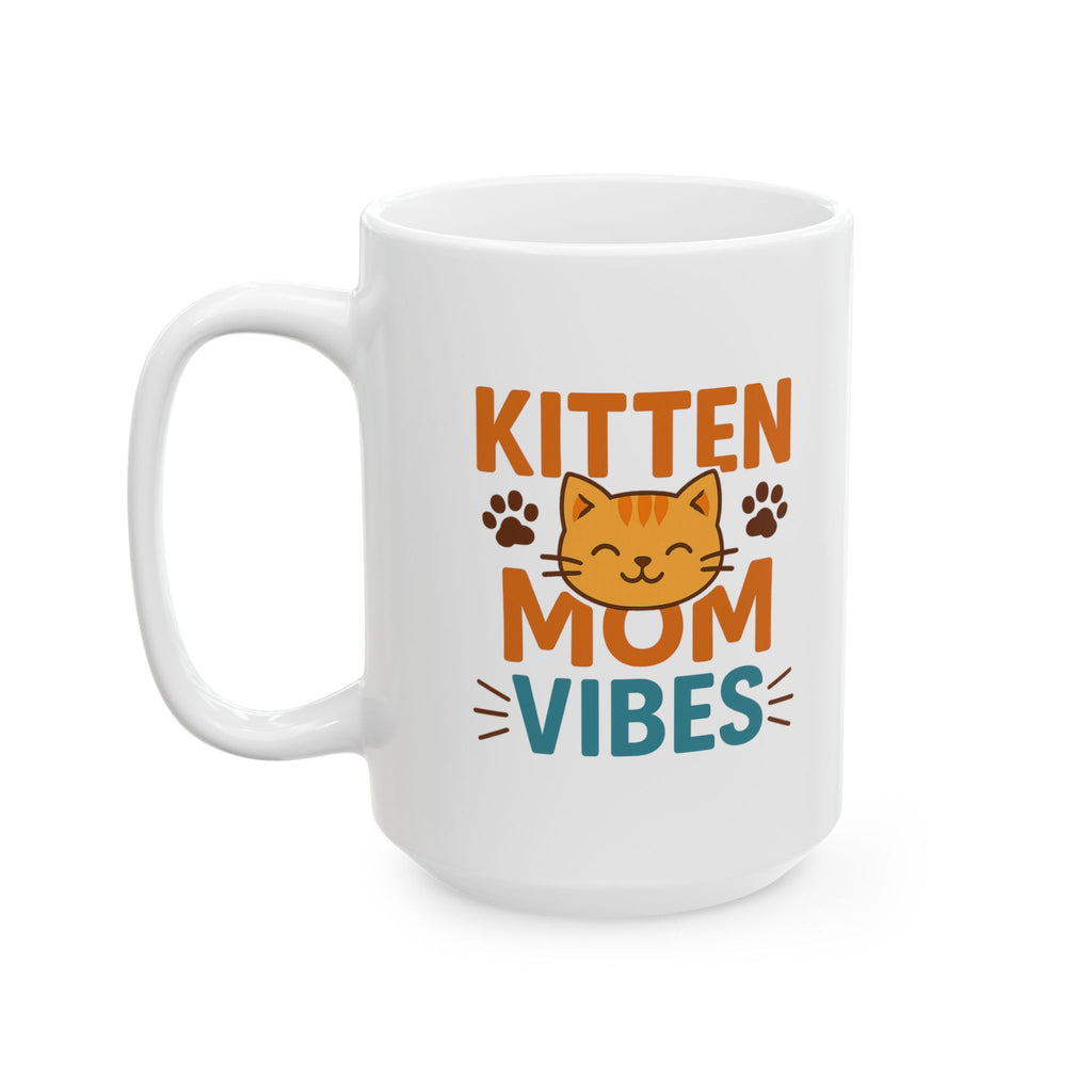 Professional Kitten Wrangler Coffee Mug | Funny Cat Mom Gift | Ceramic Mug
