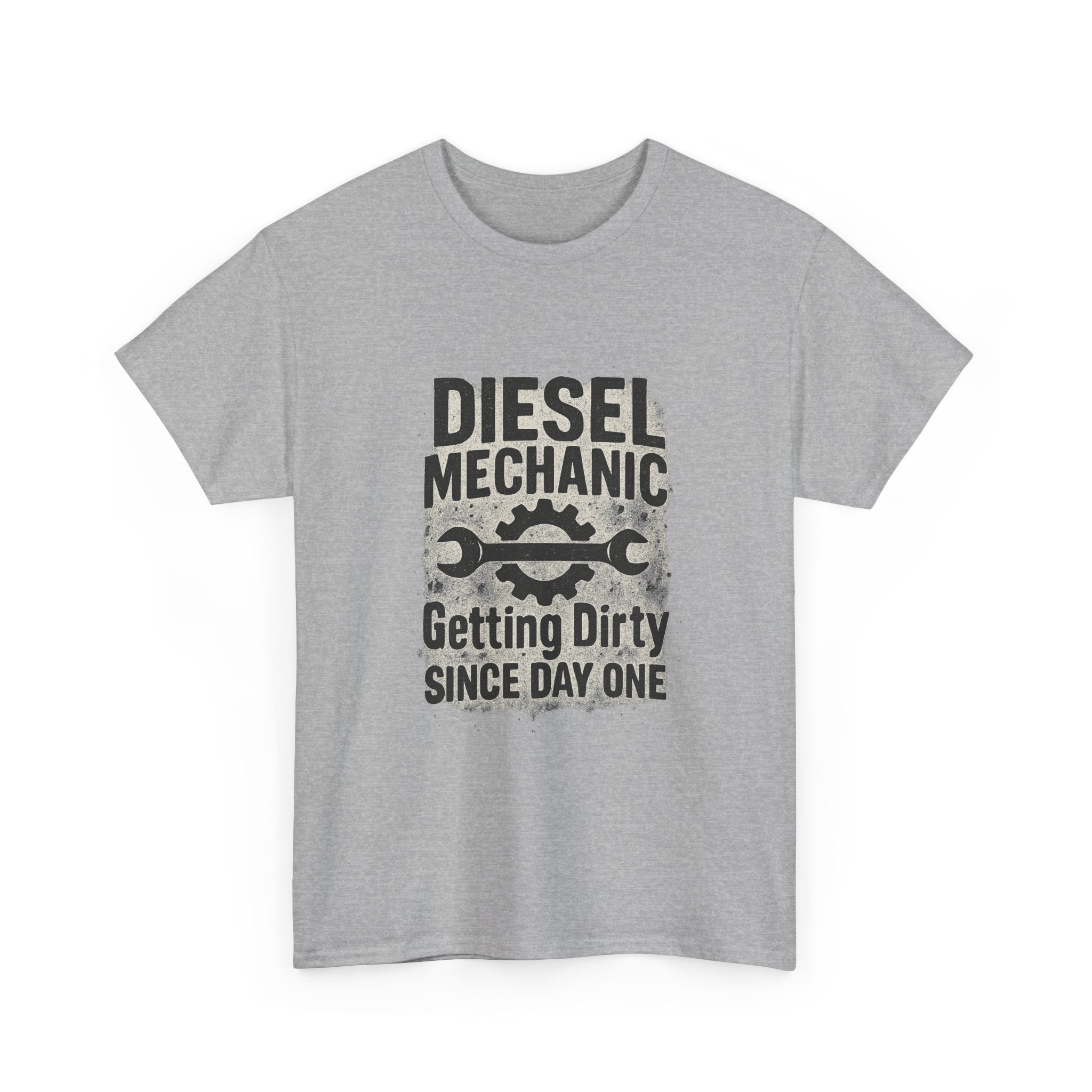 Diesel Mechanic Getting Dirty Since Day One T-Shirt | Mechanic Gift | Graphic Tee