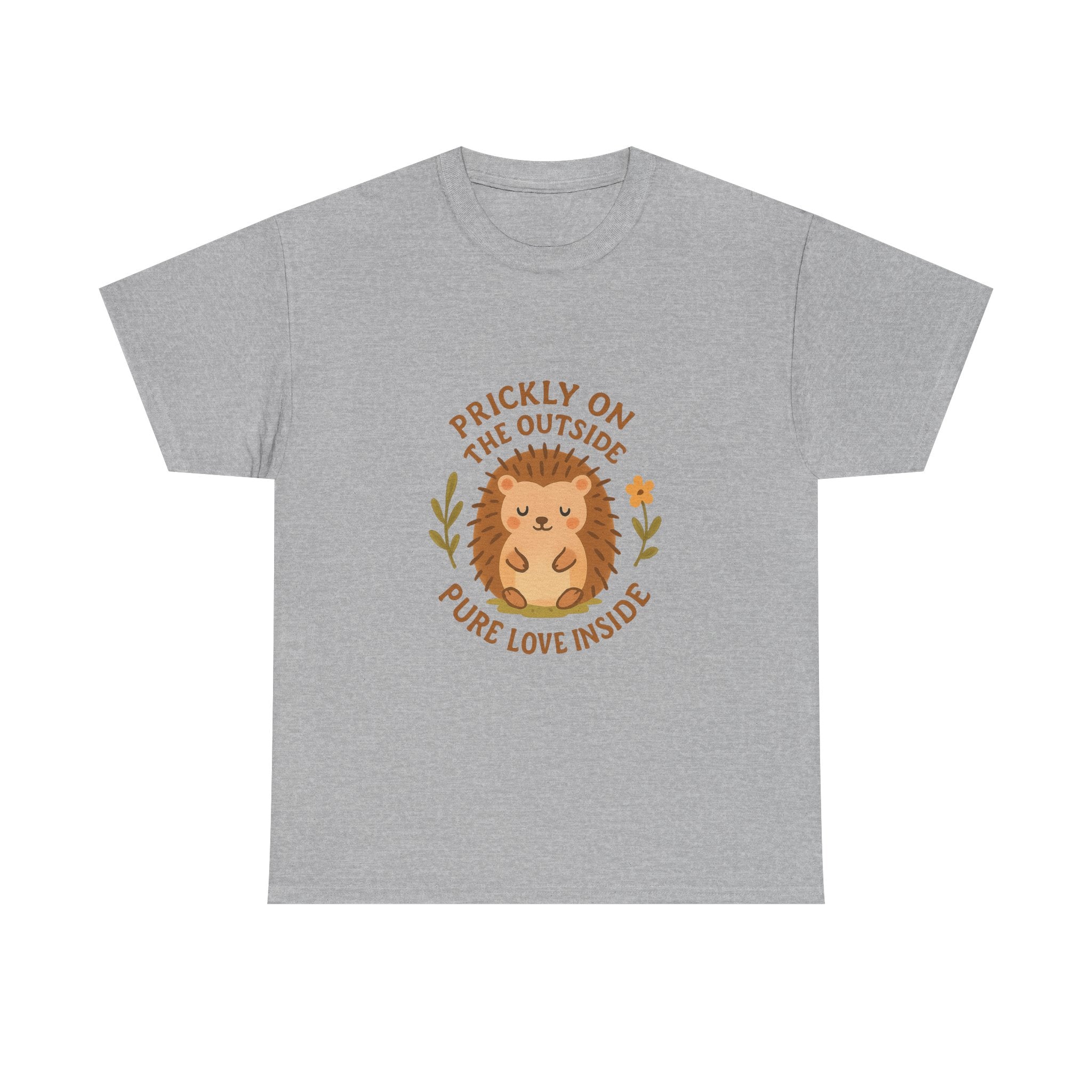 Hedgehog Dad Prickly On The Outside Pure Love Inside T-Shirt