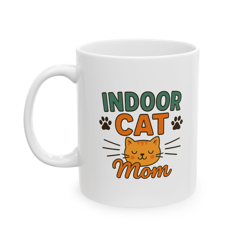 Homebody Cat Mom Club Coffee Mug | Indoor Cat Owner Gift | Ceramic Mug