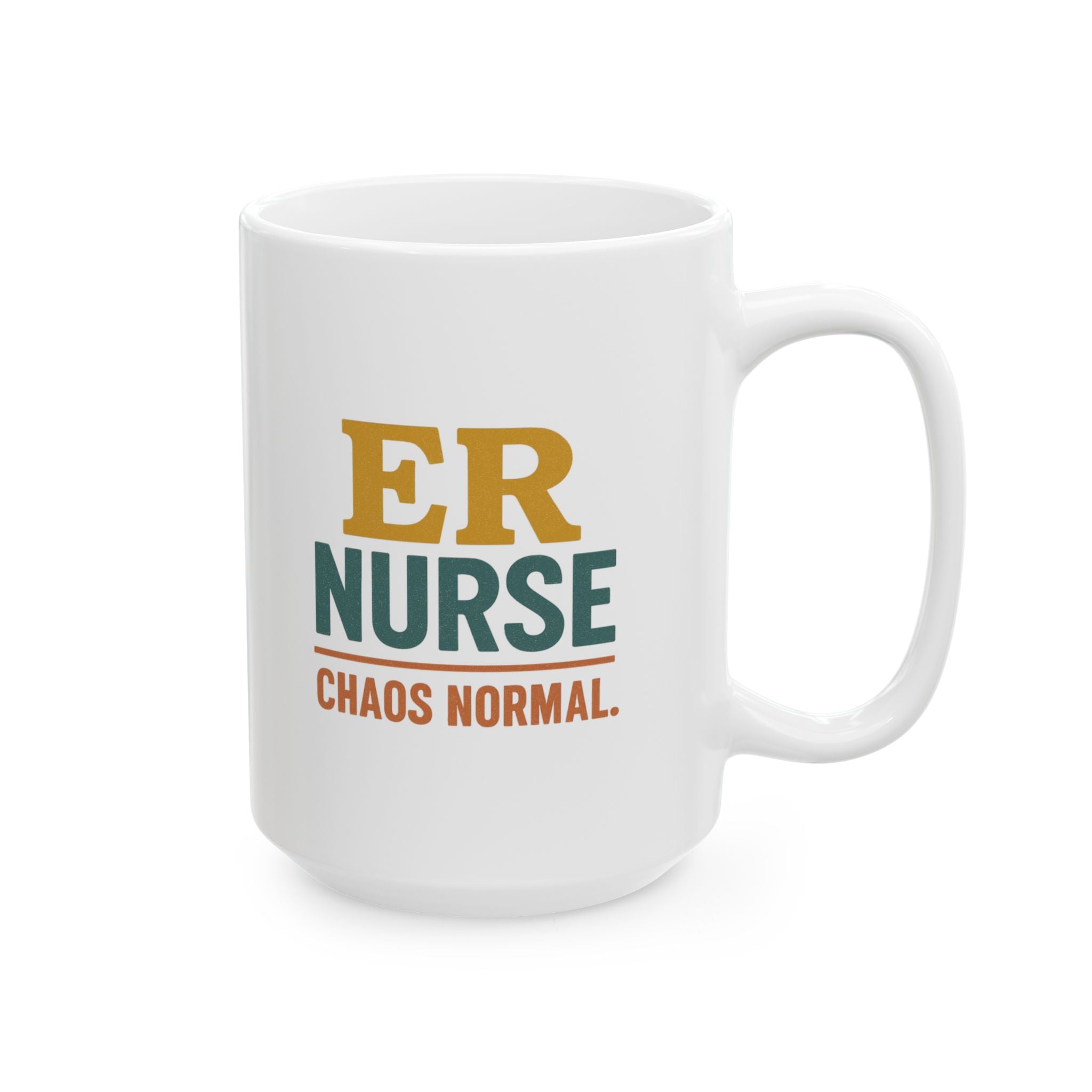 ER Nurse Everything Is Fine Coffee Mug | Funny Emergency Nurse Gift | Ceramic Mug