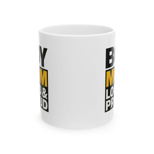Boy Mom Energy Level Chaos Coffee Mug | Funny Mom Gift | Ceramic Mug