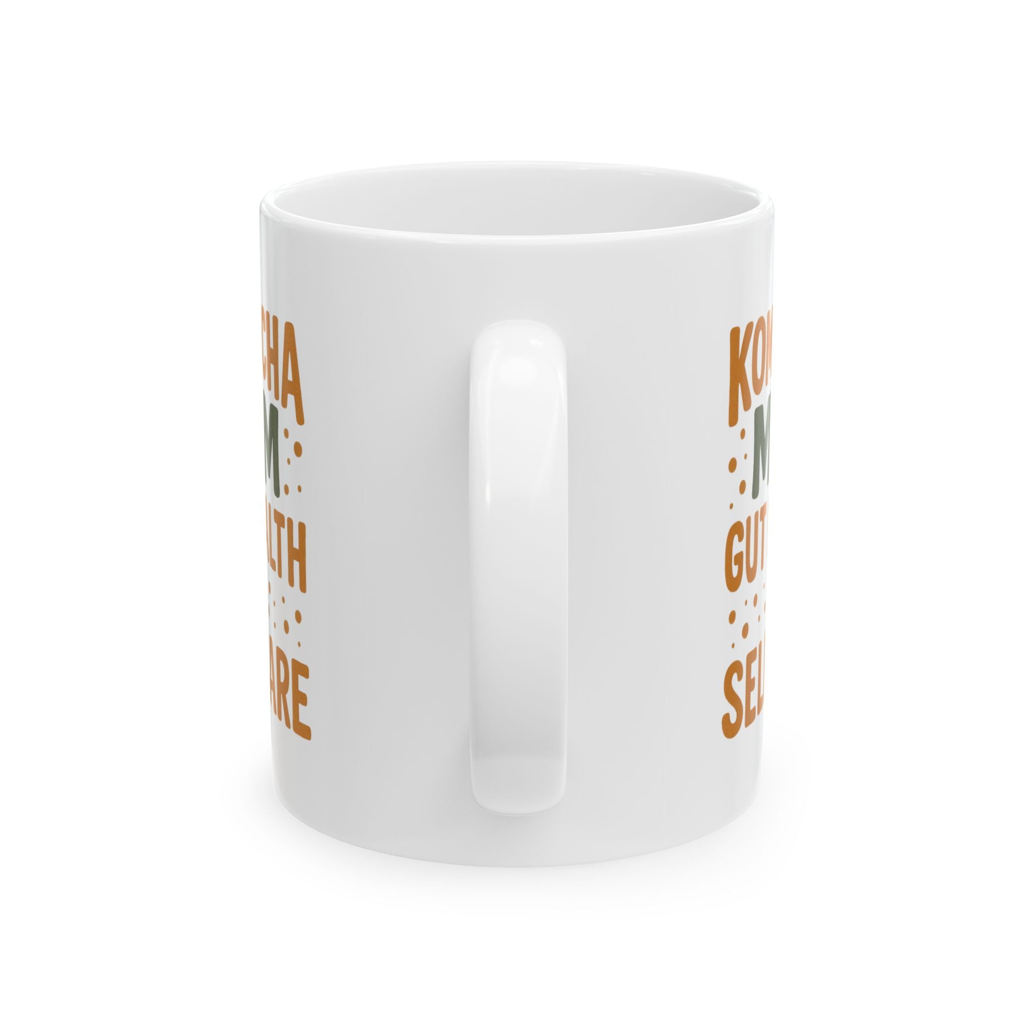 Kombucha Mom Gut Health Is Self Care Coffee Mug | Gift for Mom | Ceramic Mug