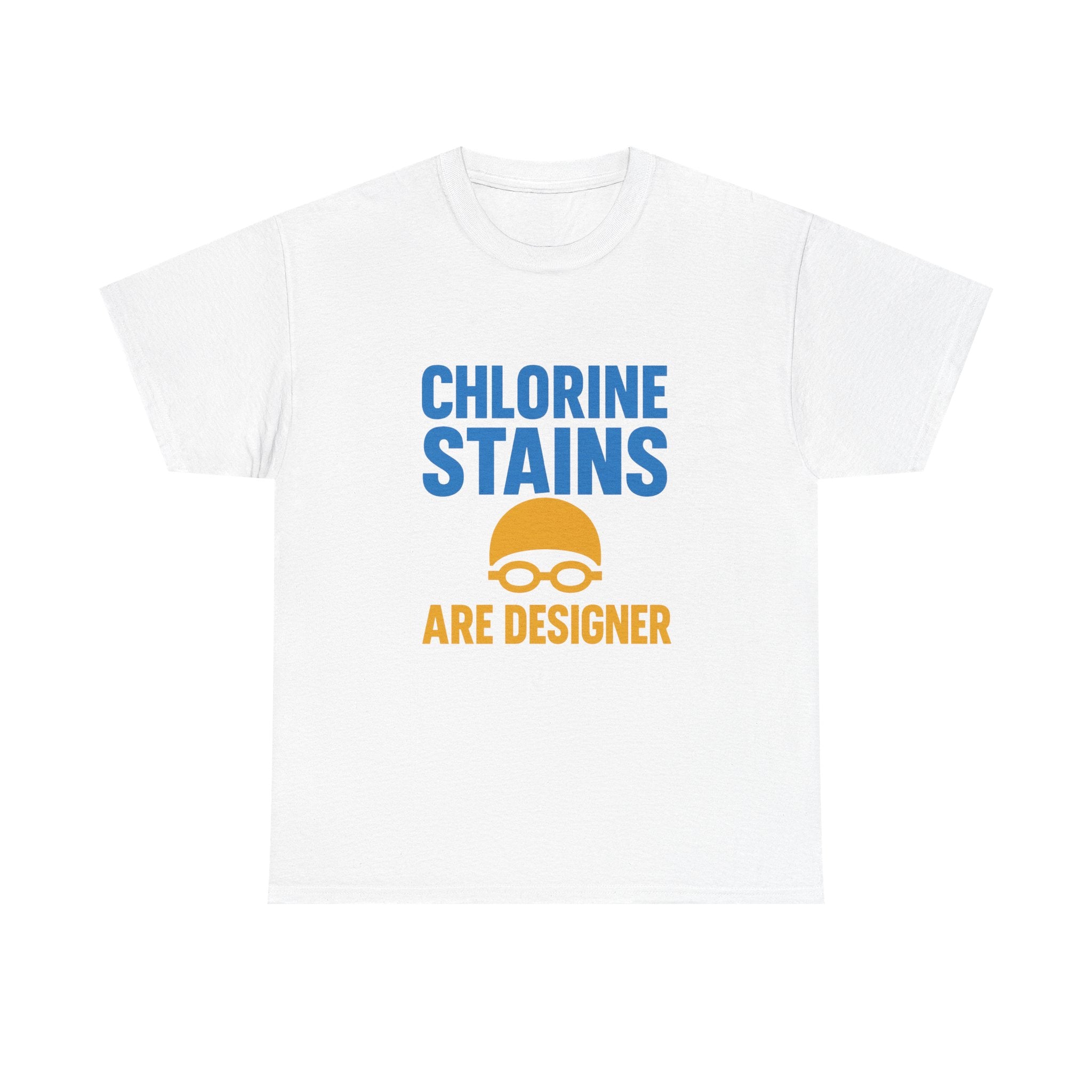 Swim Mom Chlorine Stains Are Designer T-Shirt | Gift for Mom | Graphic Tee