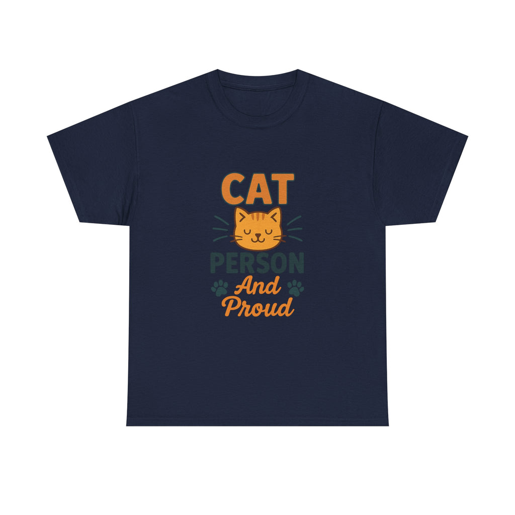 Cat Person Warning May Talk About Cats T-Shirt | Funny Cat Humor | Graphic Tee