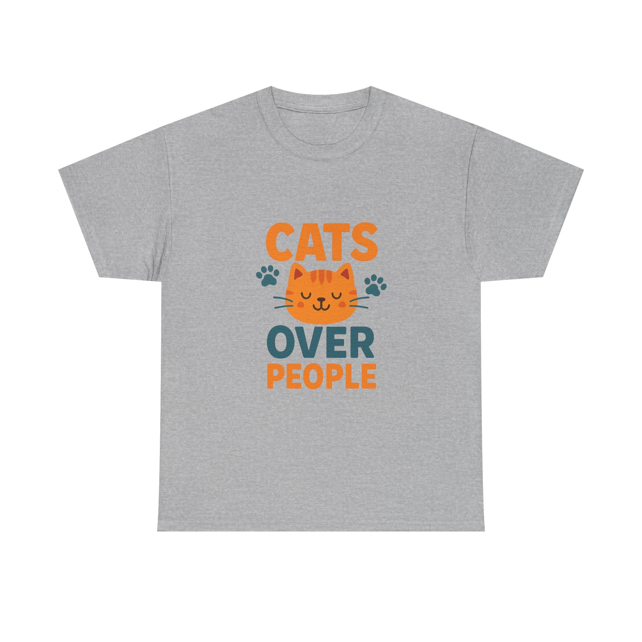 People Are Fine But Cats Are Better T-Shirt | Funny Cat Gift | Graphic Tee
