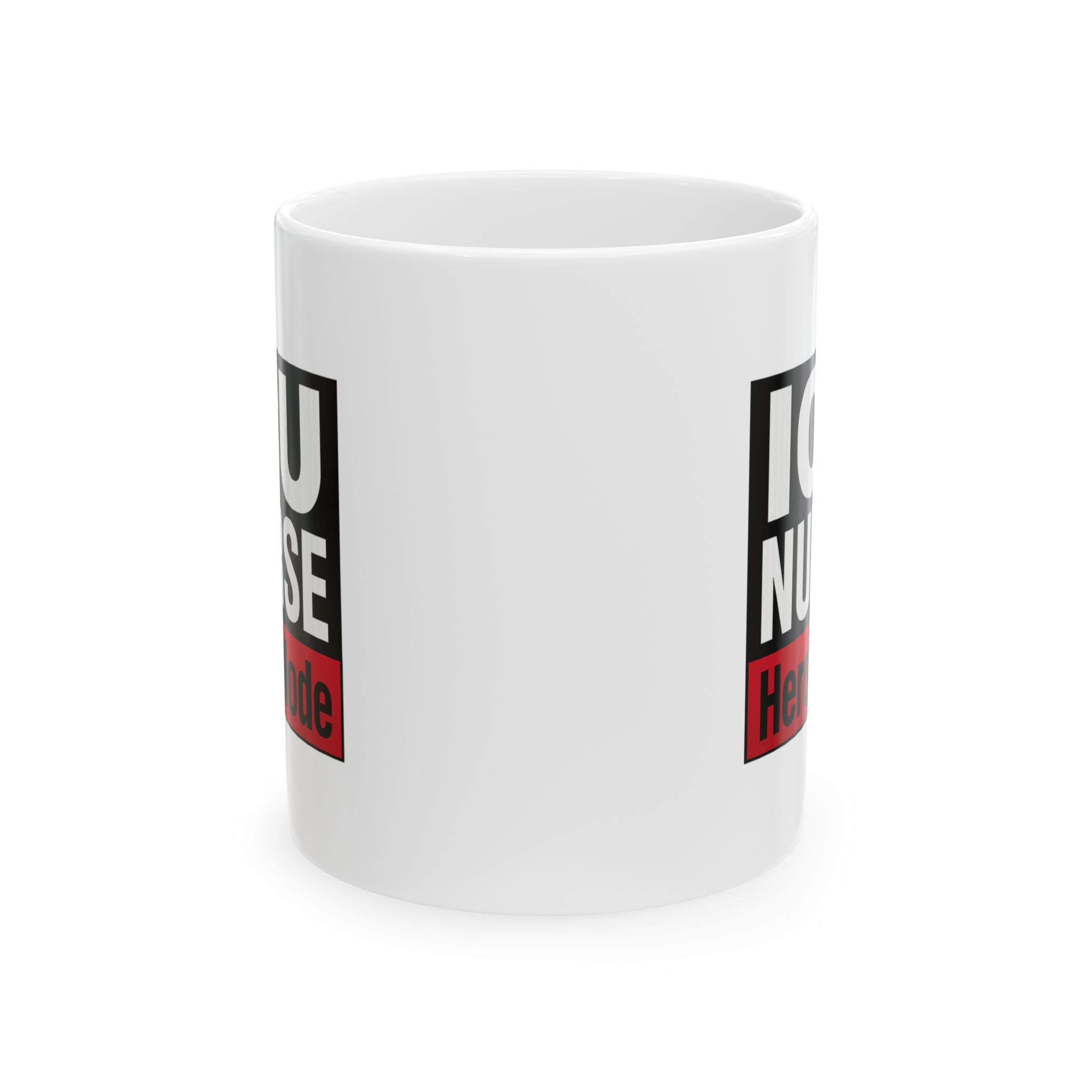 ICU Nurse Because Badass Is Not A Job Title Coffee Mug | ICU Nurse Gift | Ceramic Mug