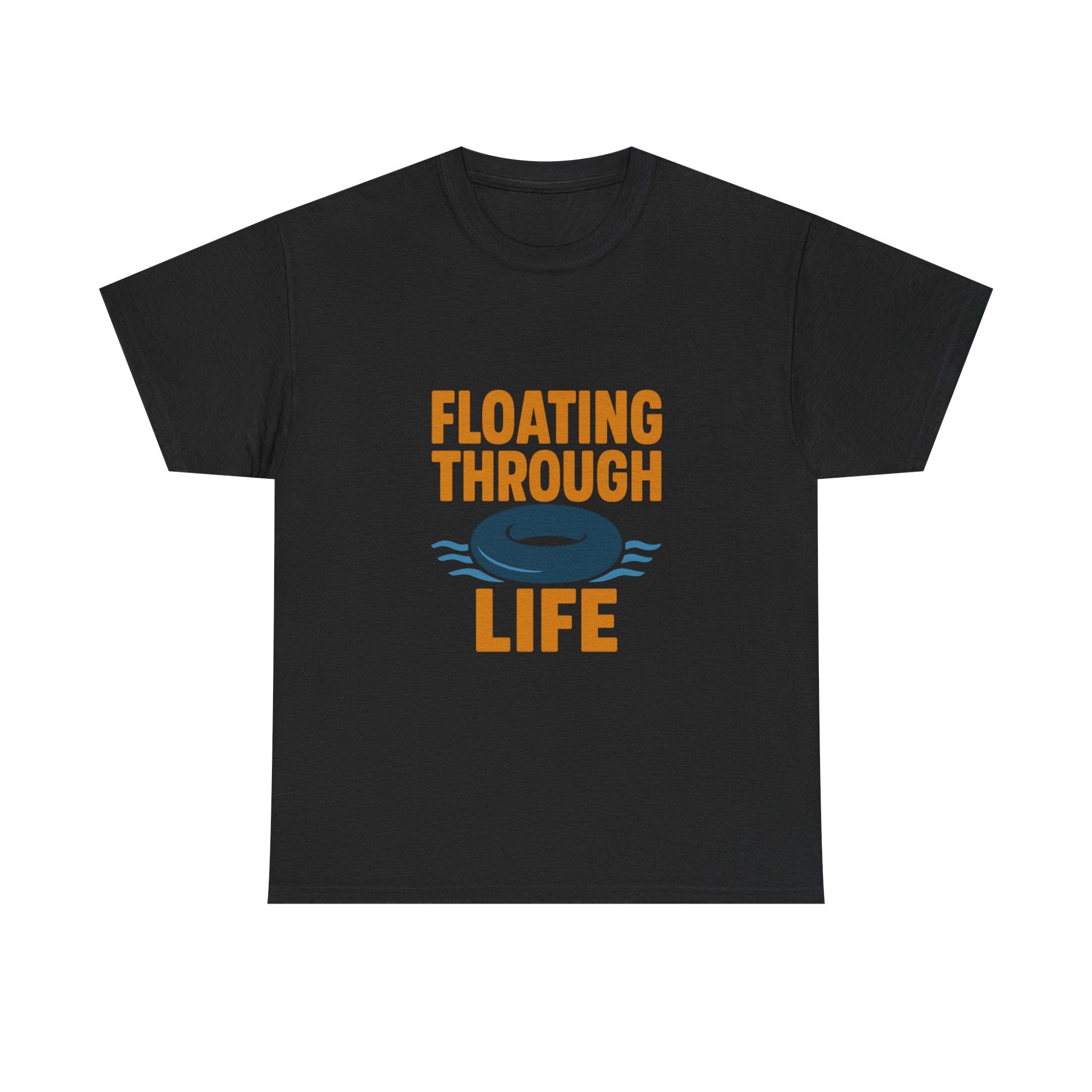 River Rat Floating Through Life T-Shirt | Unique Gift | Graphic Tee