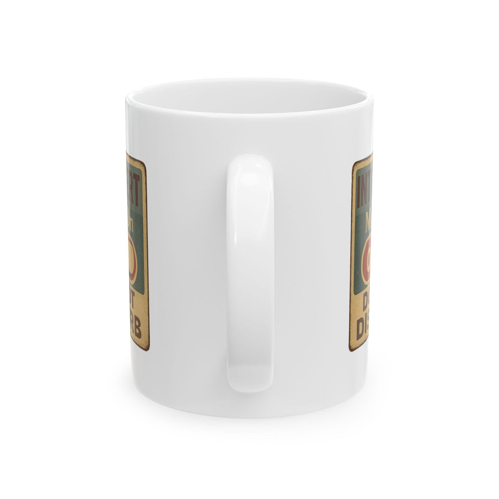 Introvert Recharging Please Wait Coffee Mug | Funny Introvert Humor | Ceramic Mug